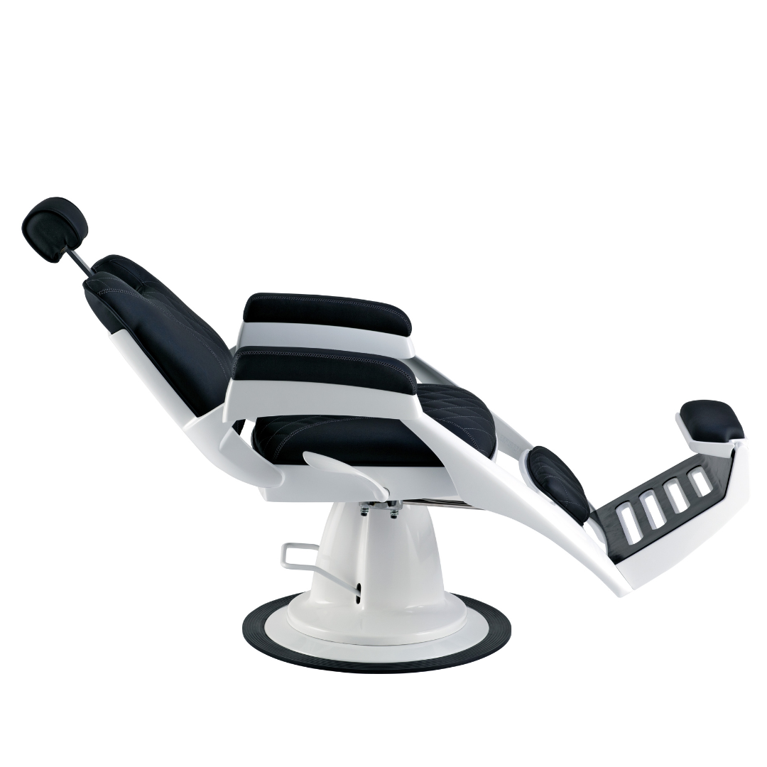 Ceriotti Jupiter 390 Barber Chair Luxury White