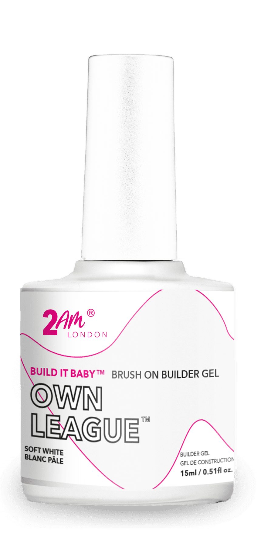 2am Own League Soft White Builder Gel 15ml