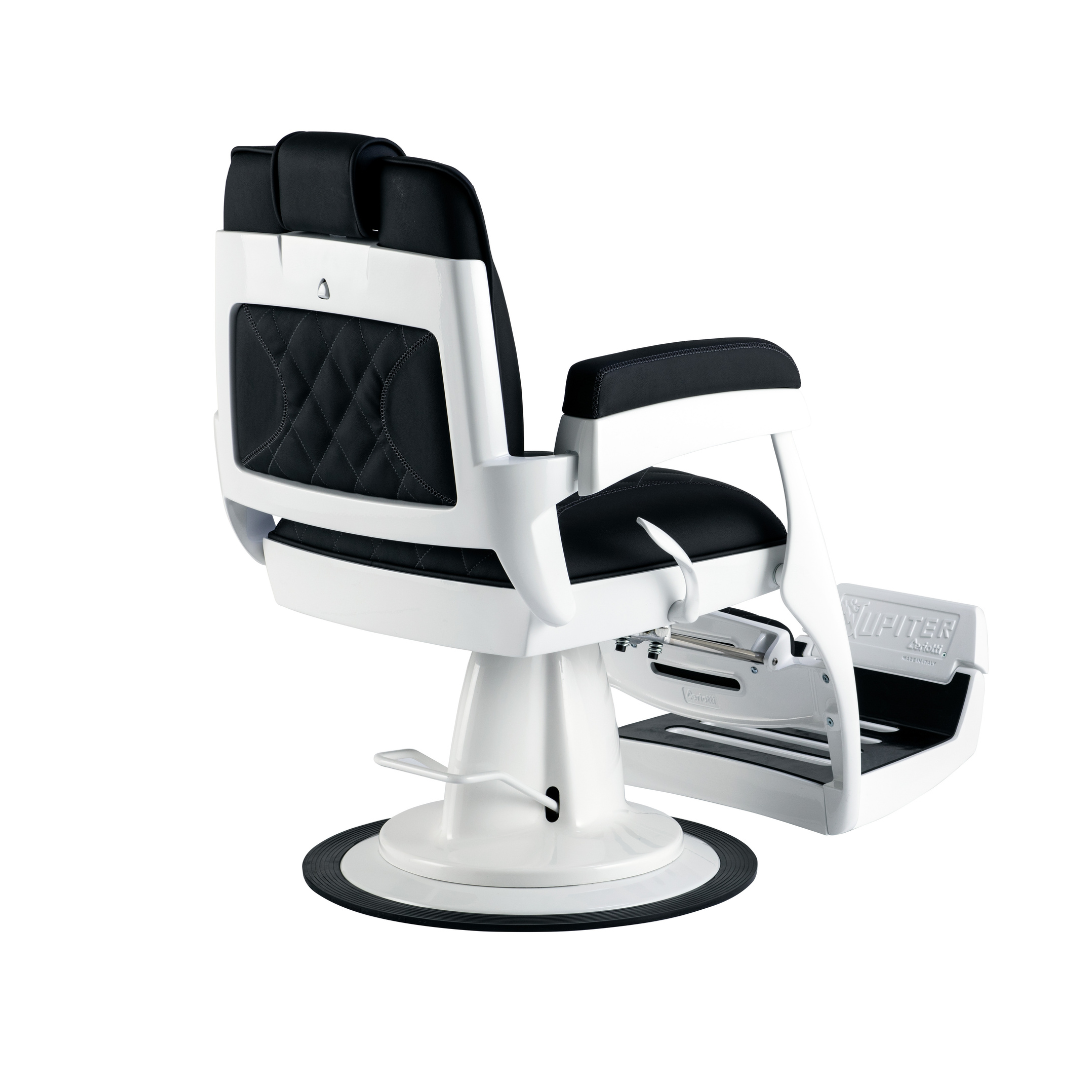 Ceriotti Jupiter 390 Barber Chair Luxury White