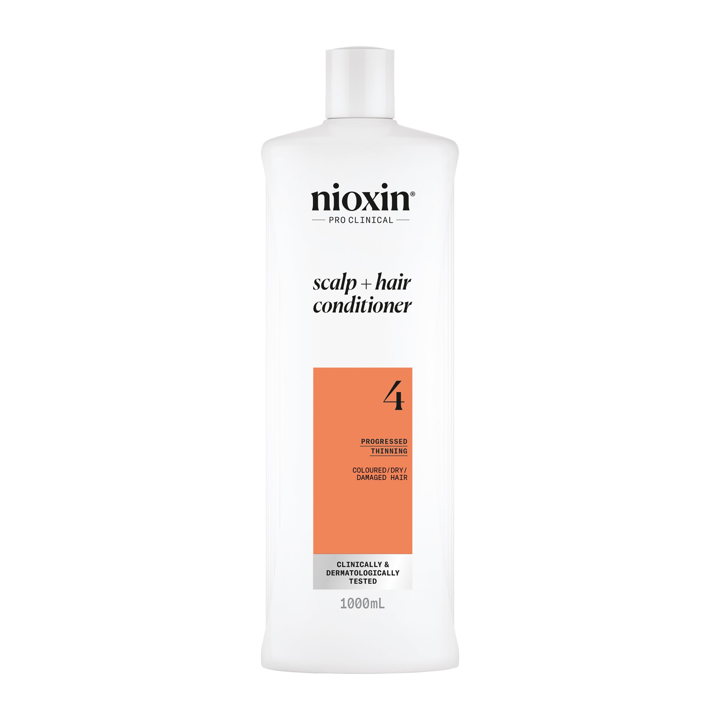 Wella Professional Nioxin Cleanser Conditioner System 4 for Colored Treated hair with Progress Thin