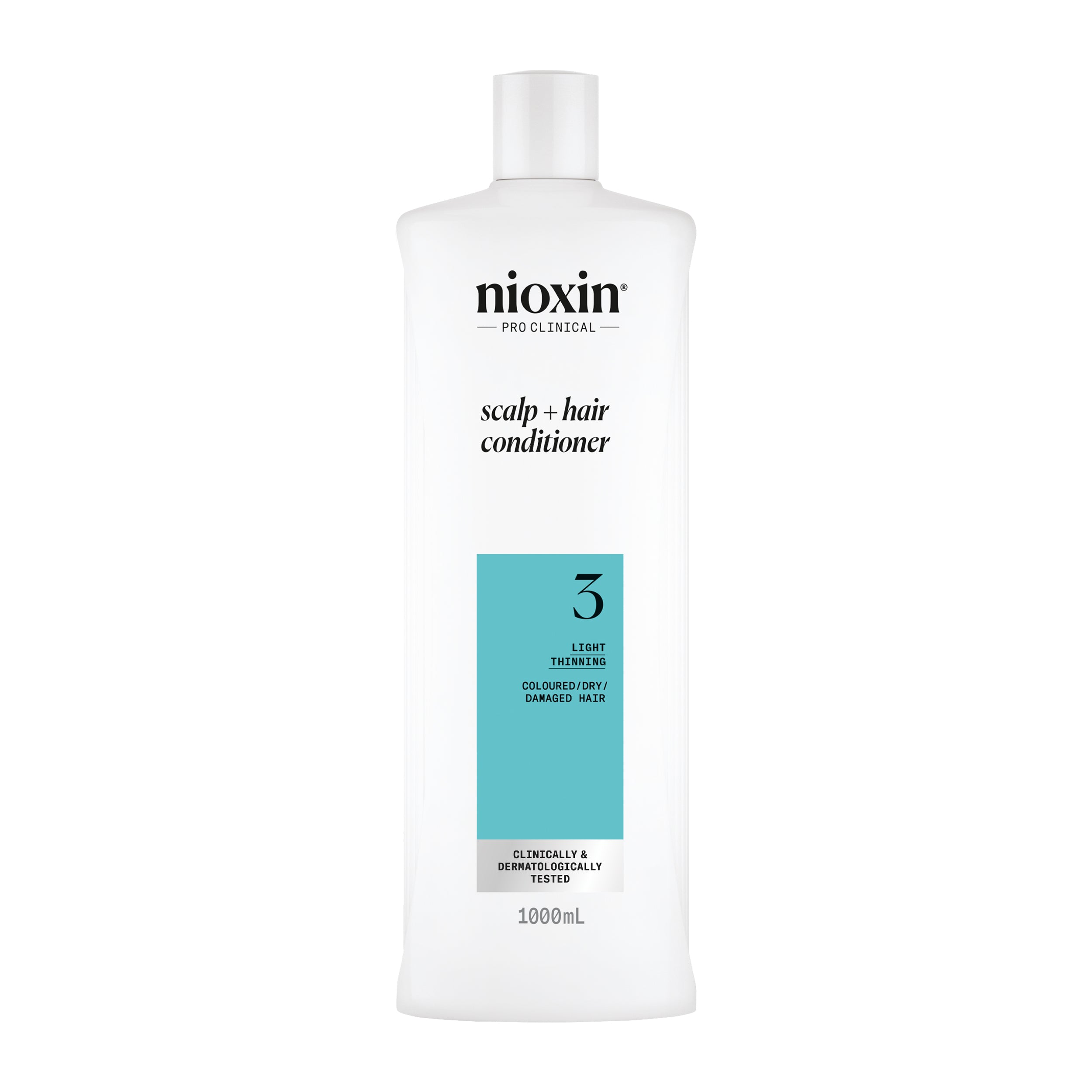 Wella Professional Nioxin Cleanser Conditioner System 3 for Colored Hair with Light Thinning