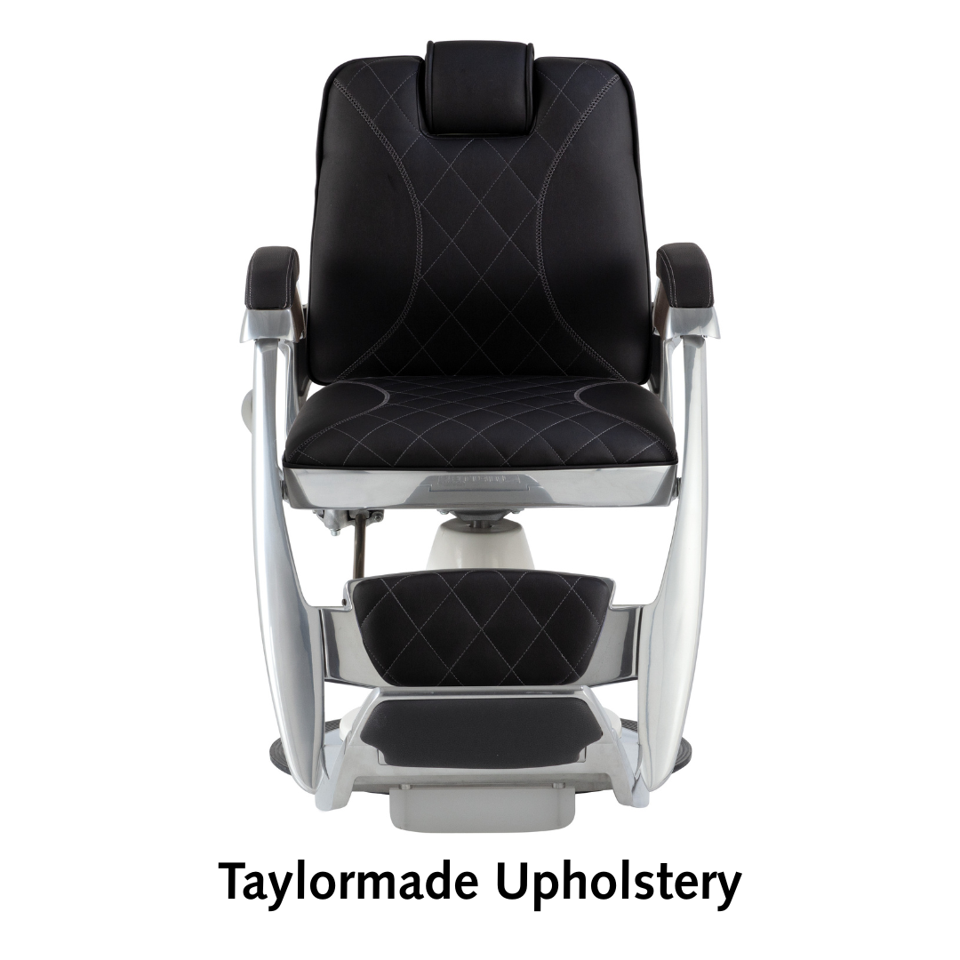 Ceriotti Jupiter 390 Barber Chair Luxury White