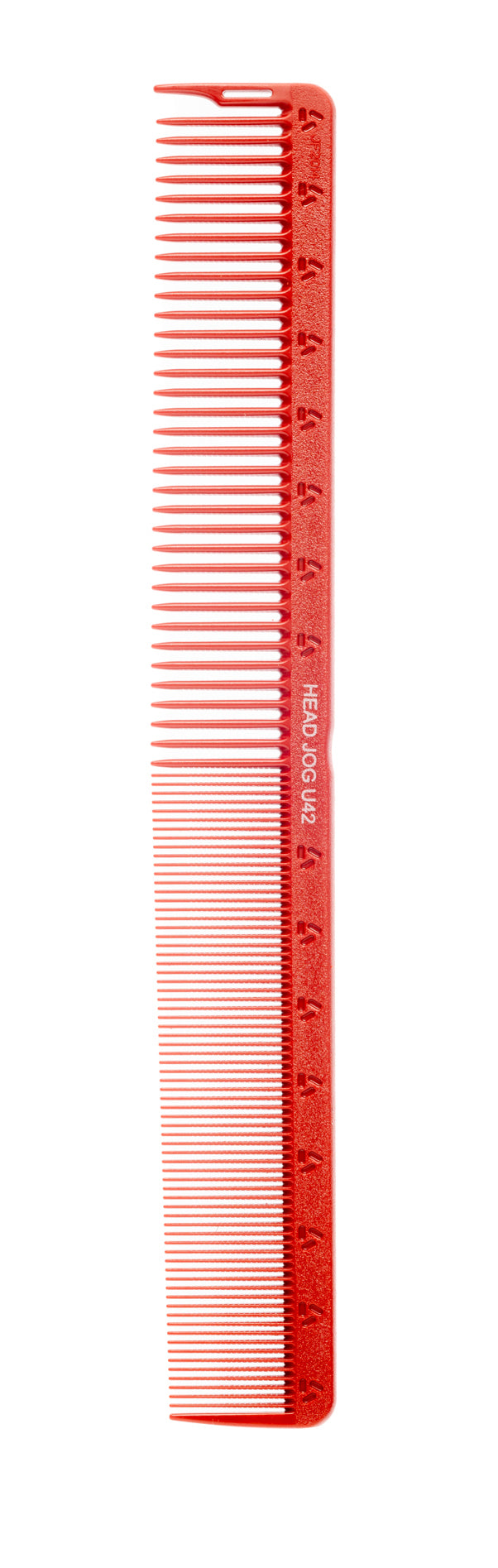 Head Jog U42 Ultem Large Cutting Comb Red