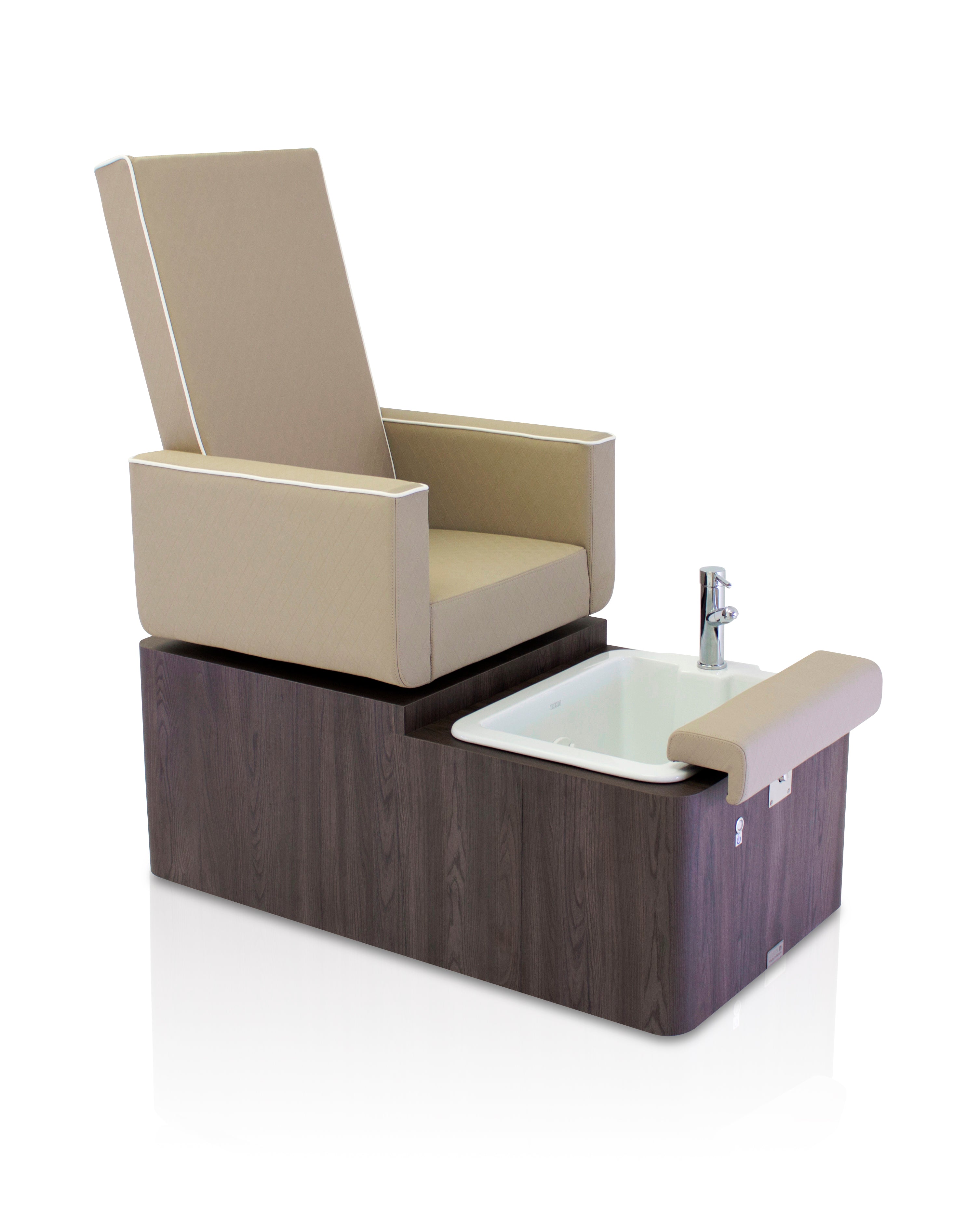 REM Centenary Pedispa with Whirlpool and Ceramic Basin Cover