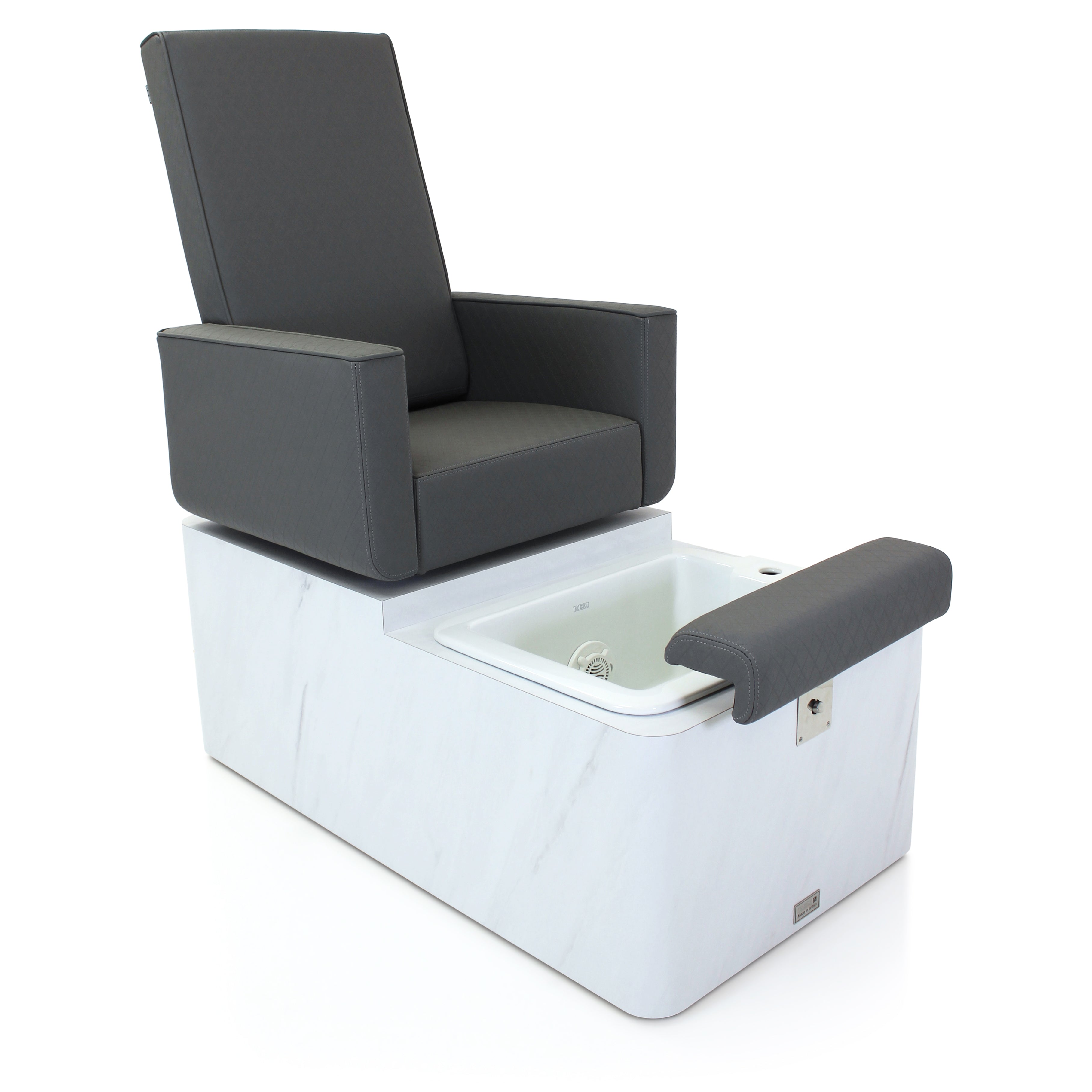 REM Centenary Pedispa with Whirlpool and Ceramic Basin Cover