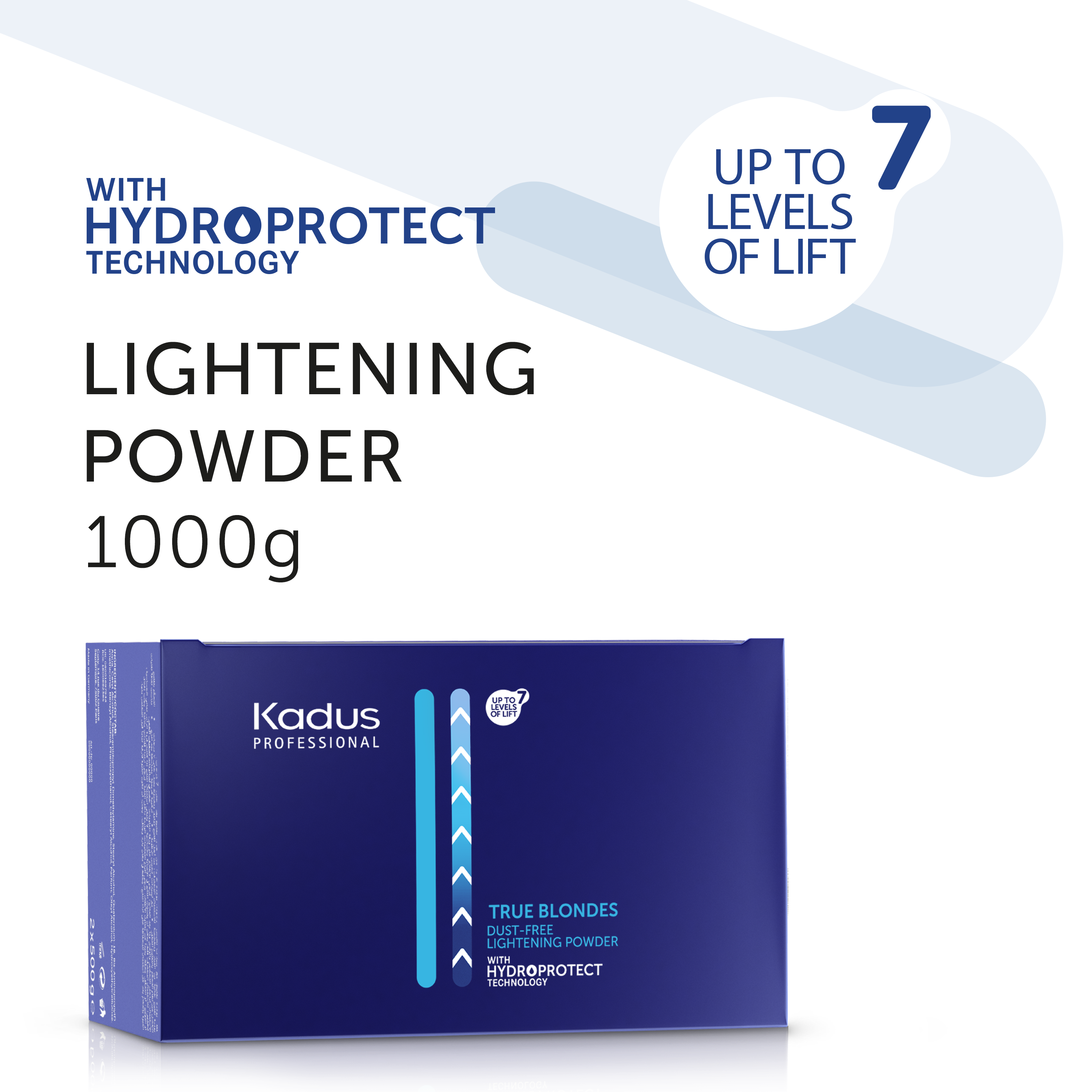 Kadus Professional True Blondes 7 Levels Lightening Powder Bleach 2 x 500g Refill