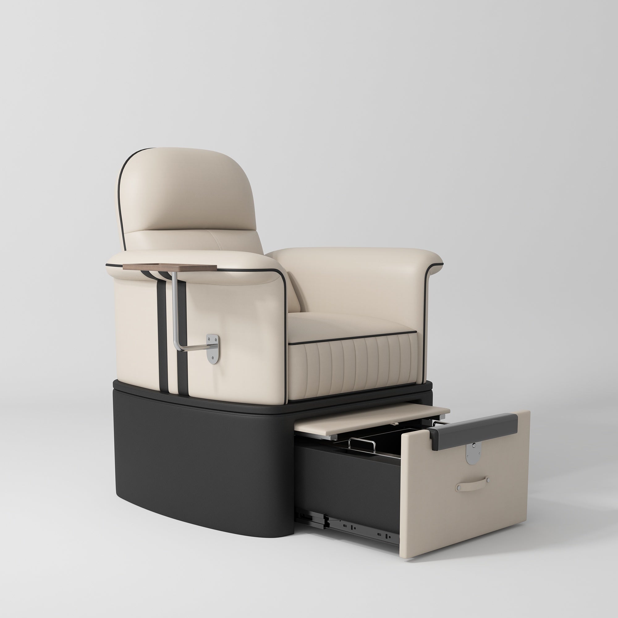 SkinMate Edge Pedicure Beauty Chair Classic Beige