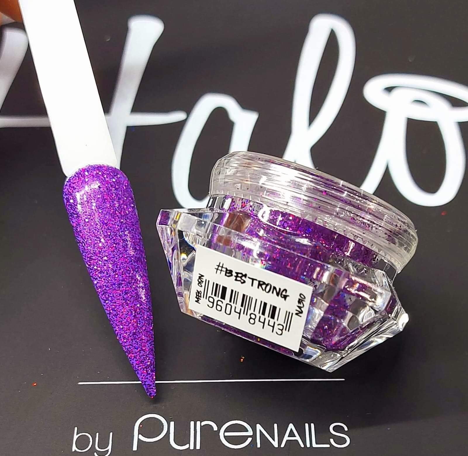 Halo Create Glitter Be Strong Purple 5g