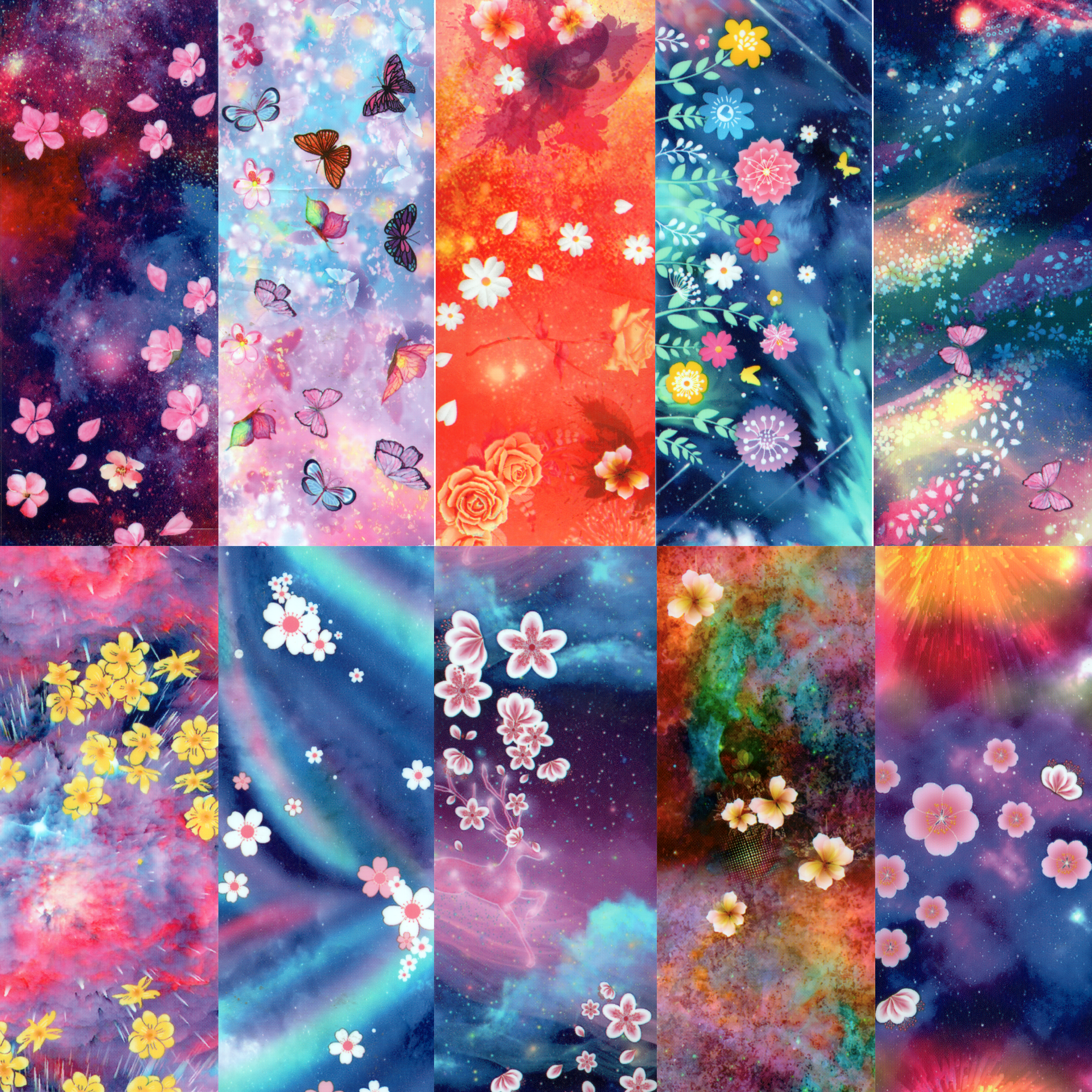 Halo Create Nail Foils Floral Fantasy (10)