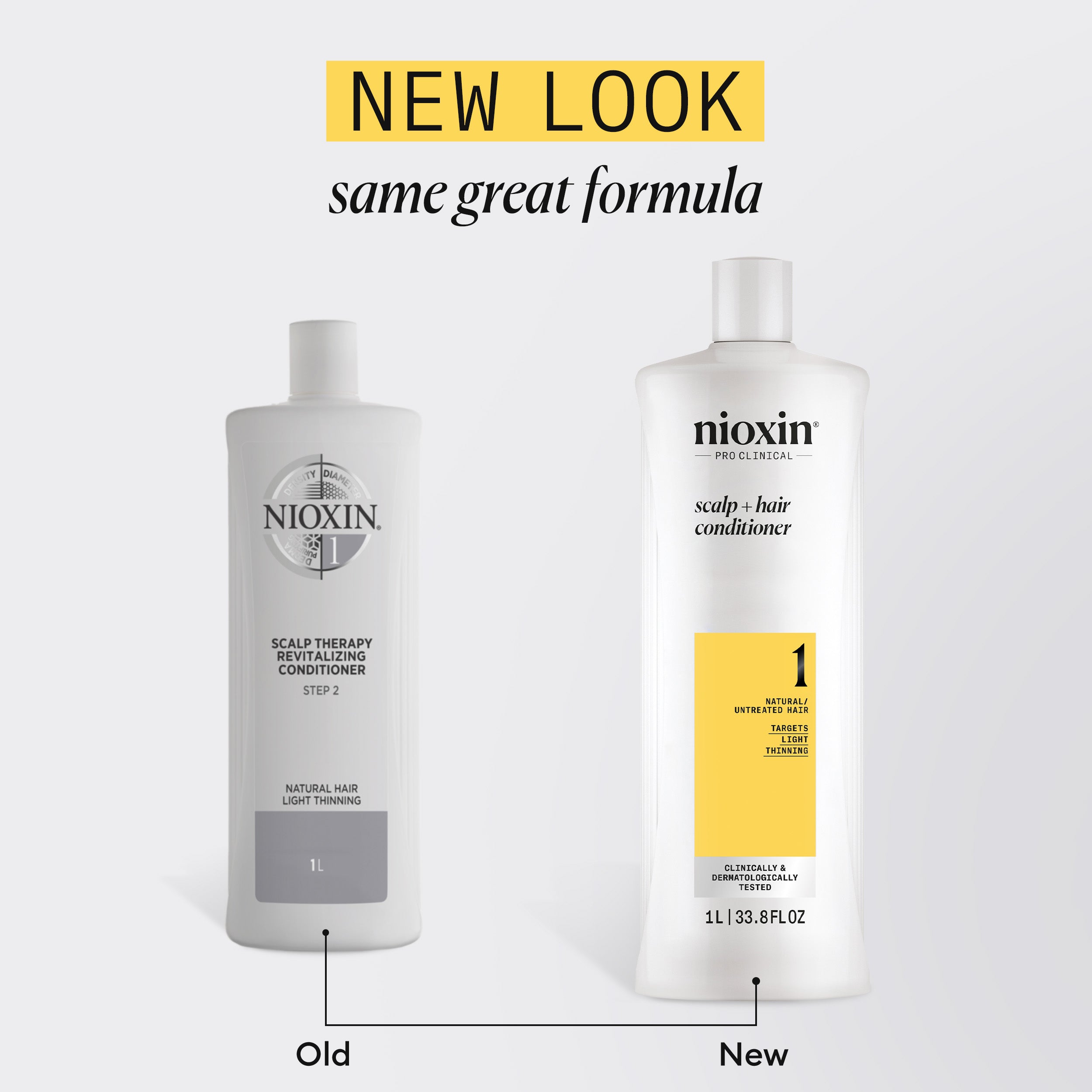 Wella Professional Nioxin Cleanser Conditioner System 1 for Natural Hair with Light Thinning