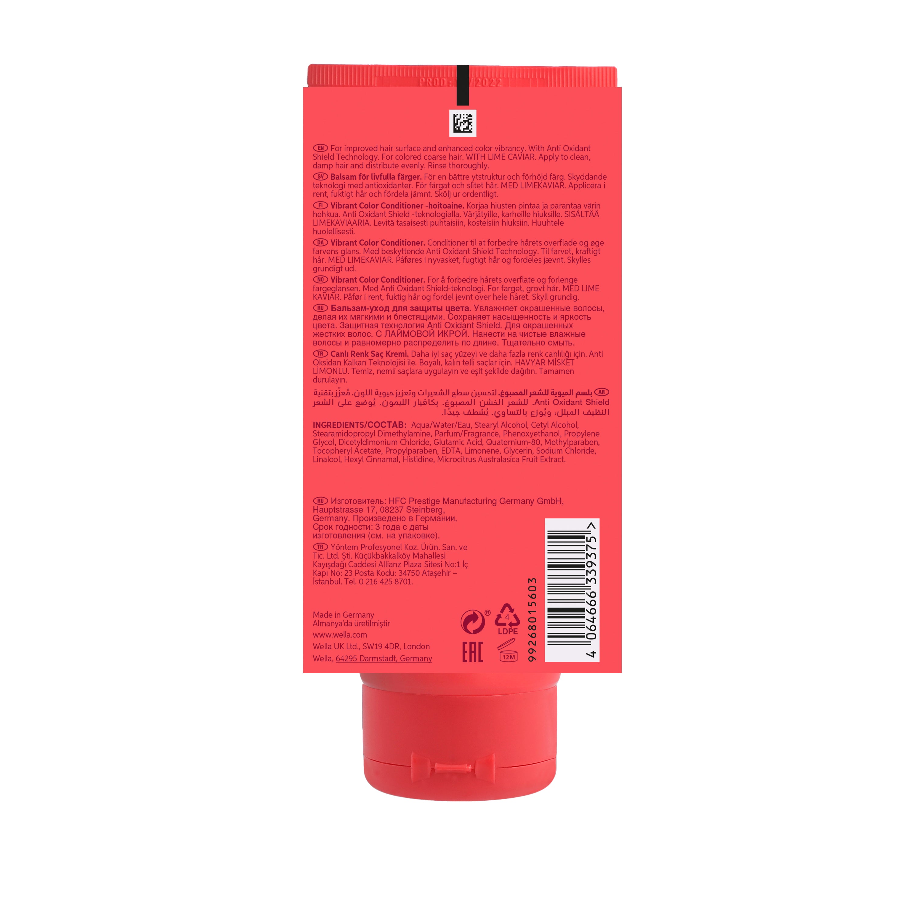 Wella Professionals Invigo Colour Brilliance Conditioner Coarse 200ml