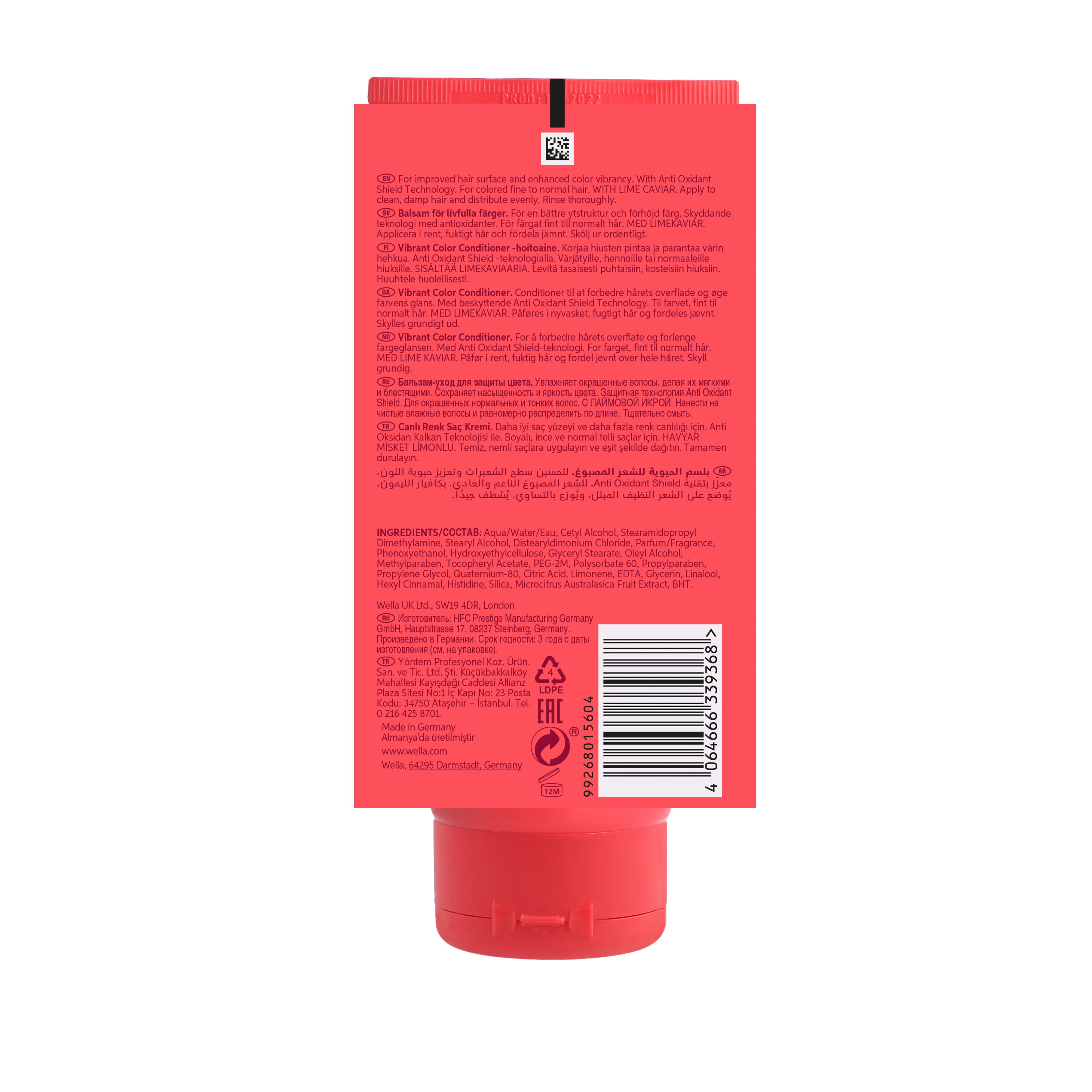 Wella Professionals Invigo Colour Brilliance Conditioner Fine 200ml