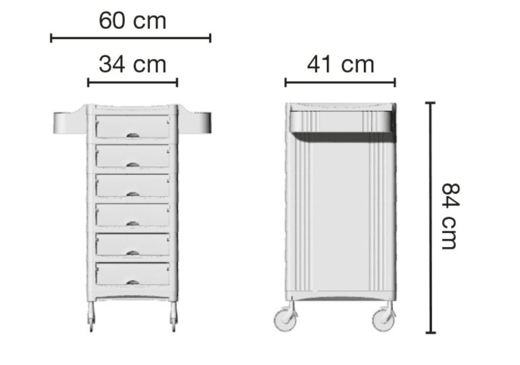 Ceriotti Urban Nero Trolley