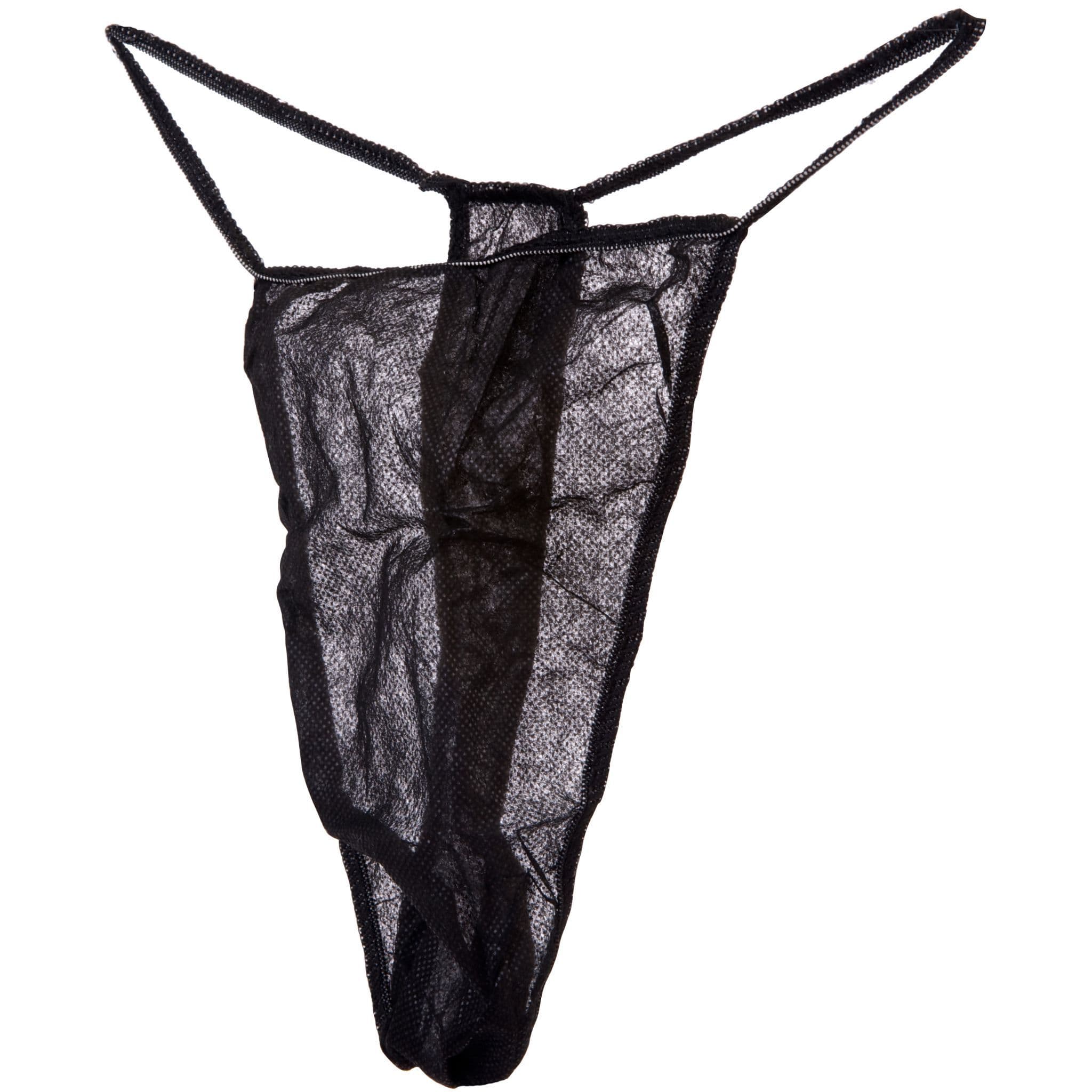 Black Disposable G-strings (50)