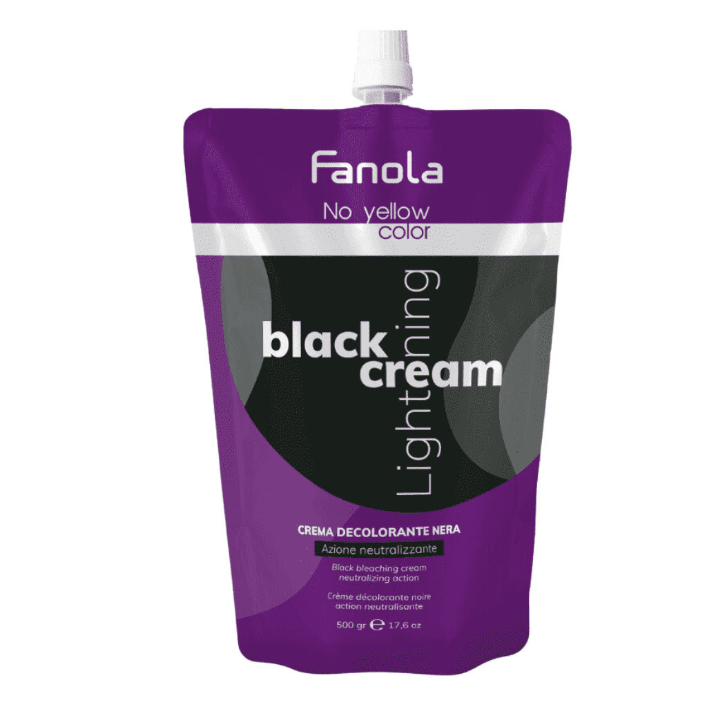 Fanola  No Yellow Color Black Lightening Cream 500g