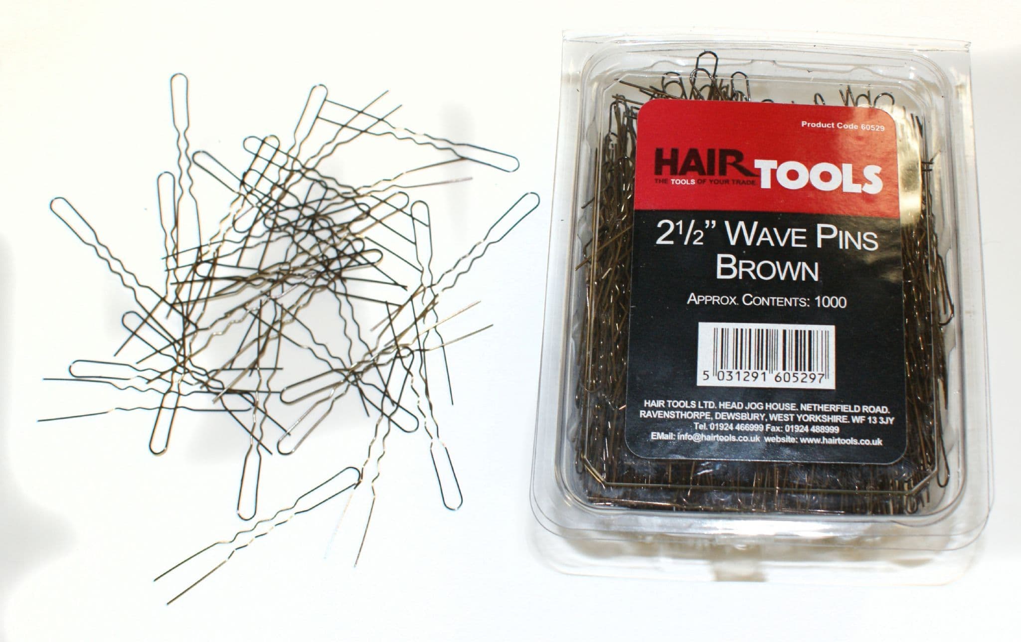 Hairtools 2" Wave Pins Brown (1000)