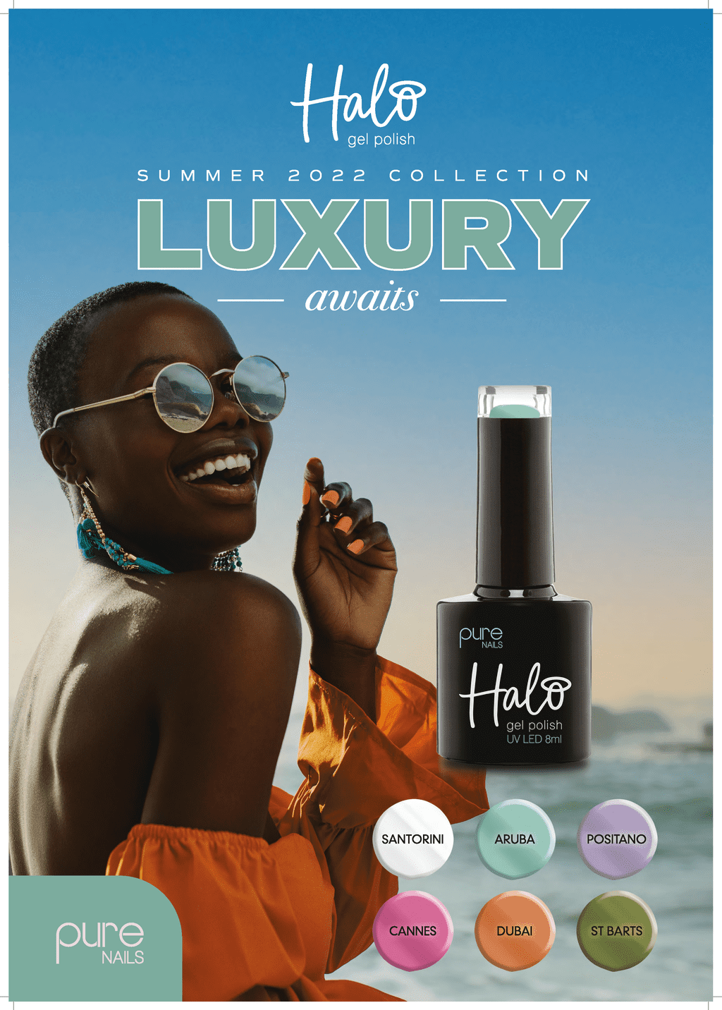 Halo Gel Polish Luxury Awaits 6 x 8ml Collection