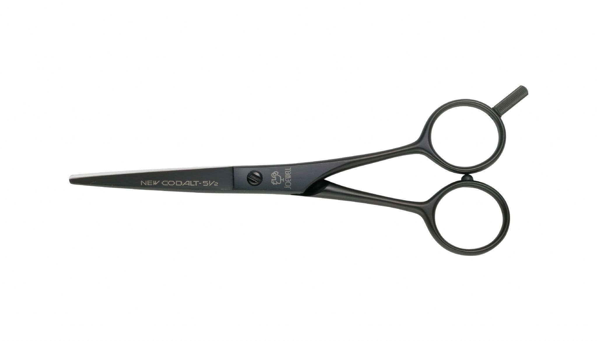 Joewell Black Cobalt 45 Straight Scissor