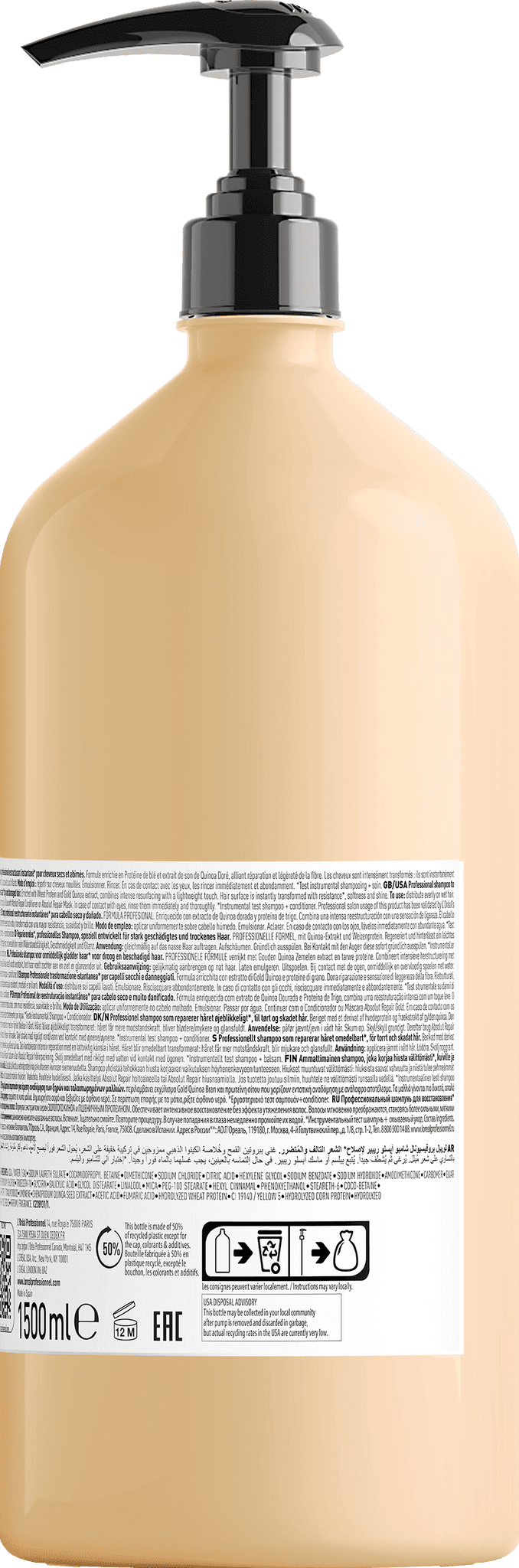 L'Oréal Professionnel Série Expert Absolute Repair Shampoo 1500ml