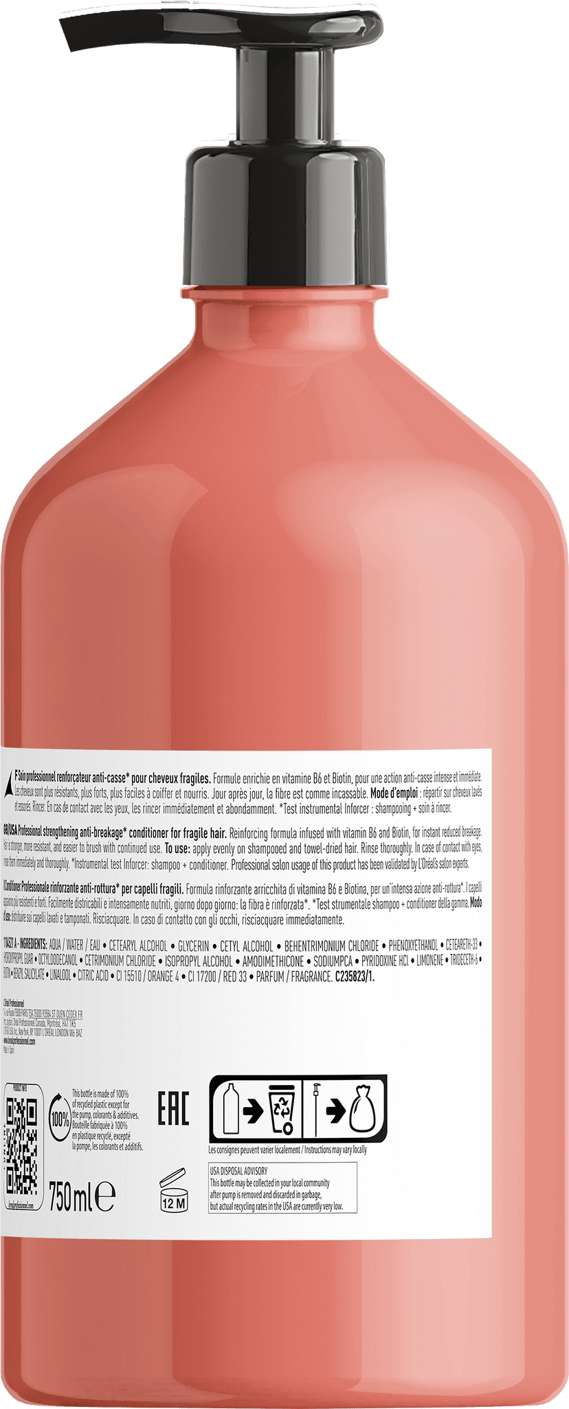 L'Oréal Professionnel Serie Expert Inforcer Conditioner 750ml