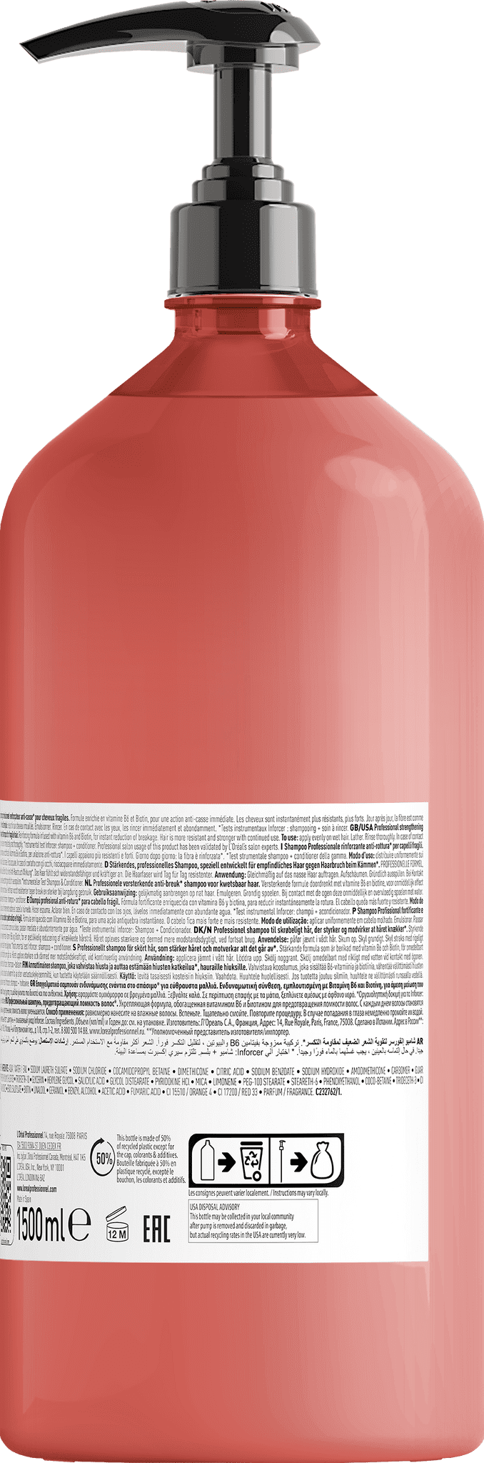 L'Oréal Professionnel Serie Expert Inforcer Shampoo 1500ml