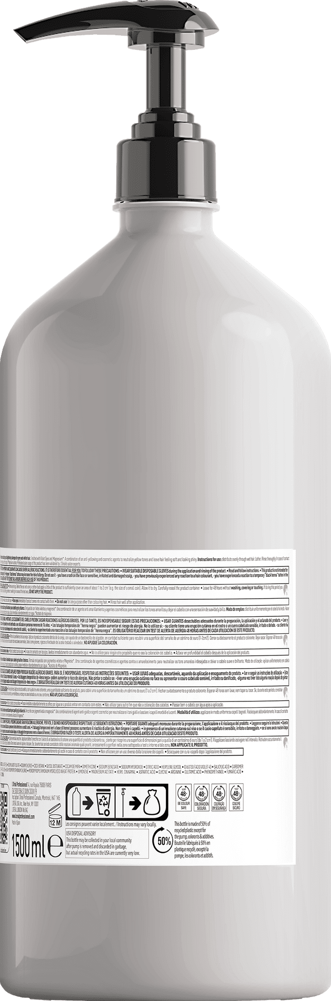 L'Oréal Professionnel Serie Expert Silver Shampoo 1500ml