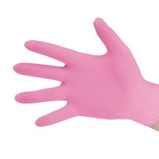 Nitrile Gloves Pink (200)