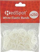 Red Spot Elastic Bands Clear (250)