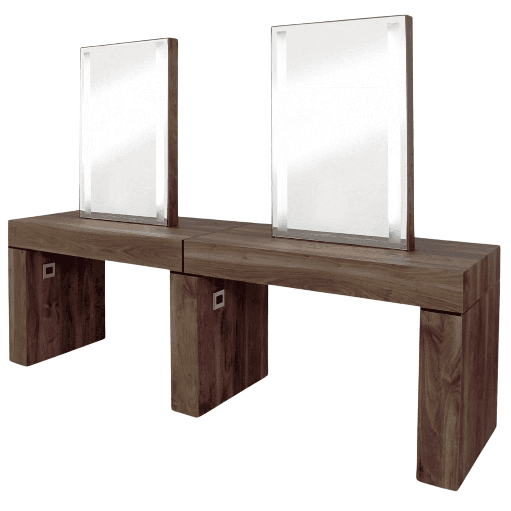 REM Oasis Freestanding 3 Position Wall Styling Unit Storage Mirror