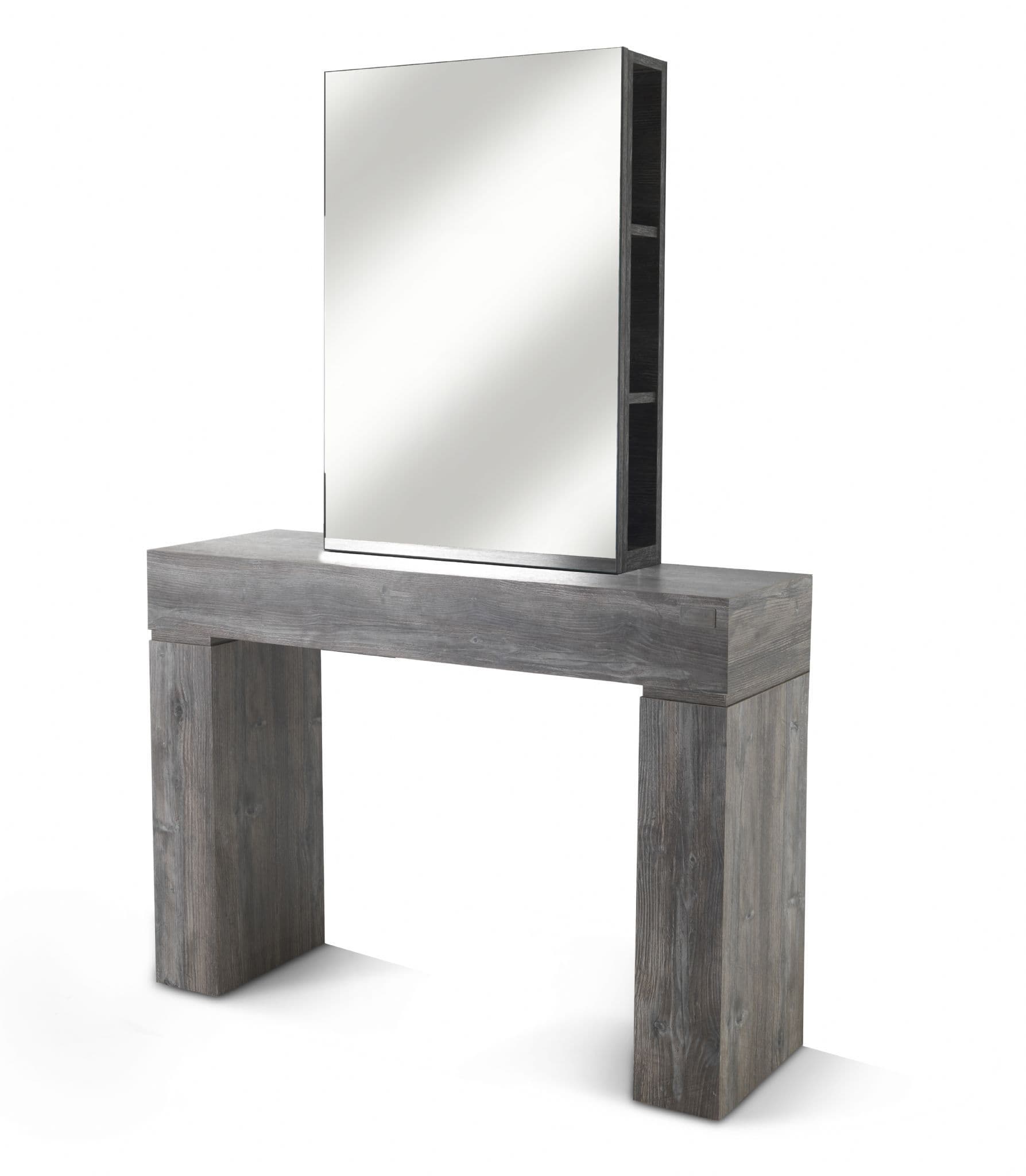 REM Oasis Freestanding 3 Position Wall Styling Unit Storage Mirror