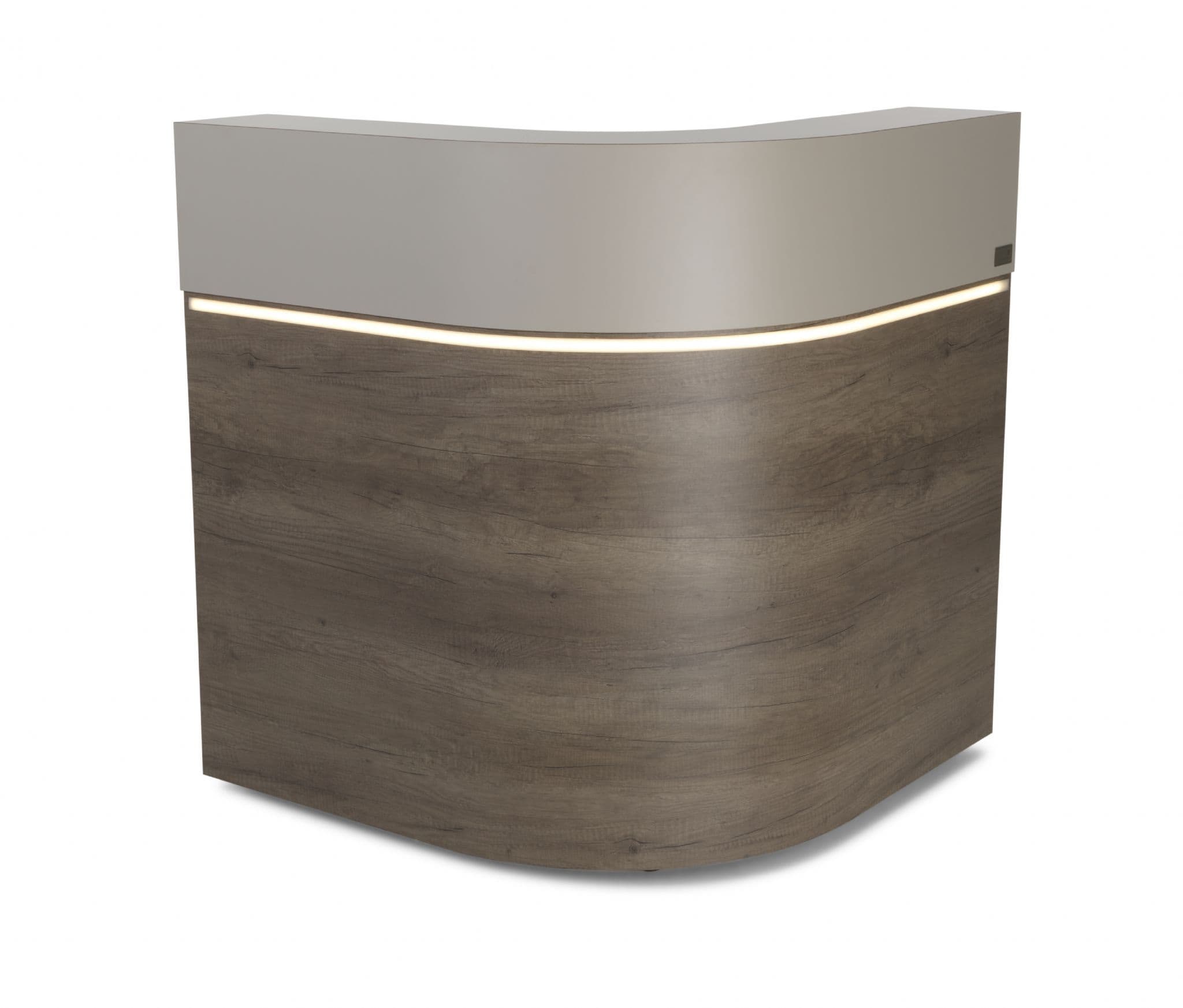 REM Saturn Reception Desk 122cm X 92cm Left