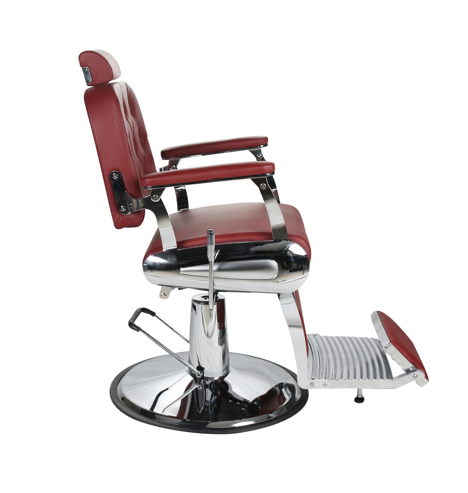 Salon Fit Empire Barber Chair Red