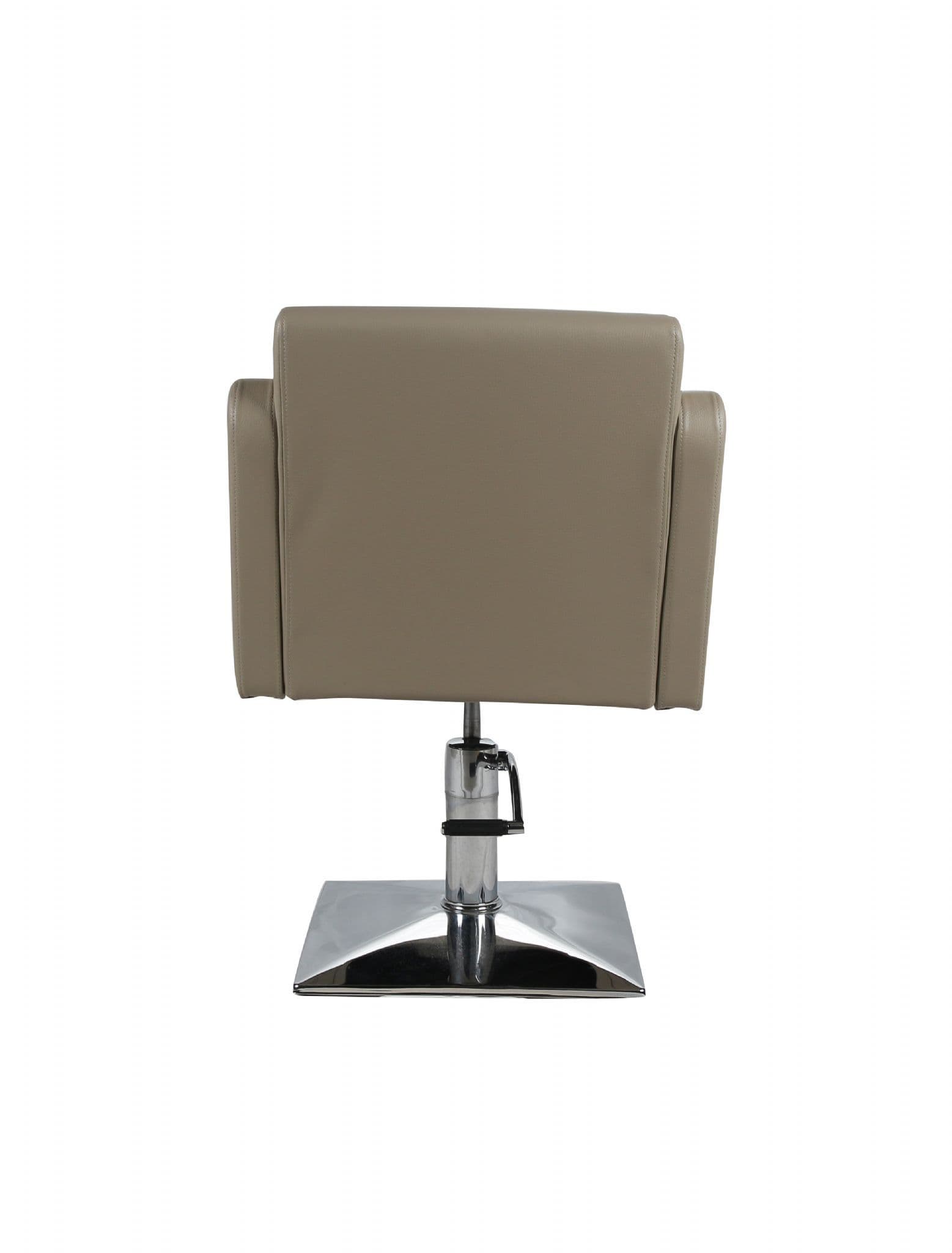 Salon Fit Madison Hydraulic Chair Square Base Black with White Piping