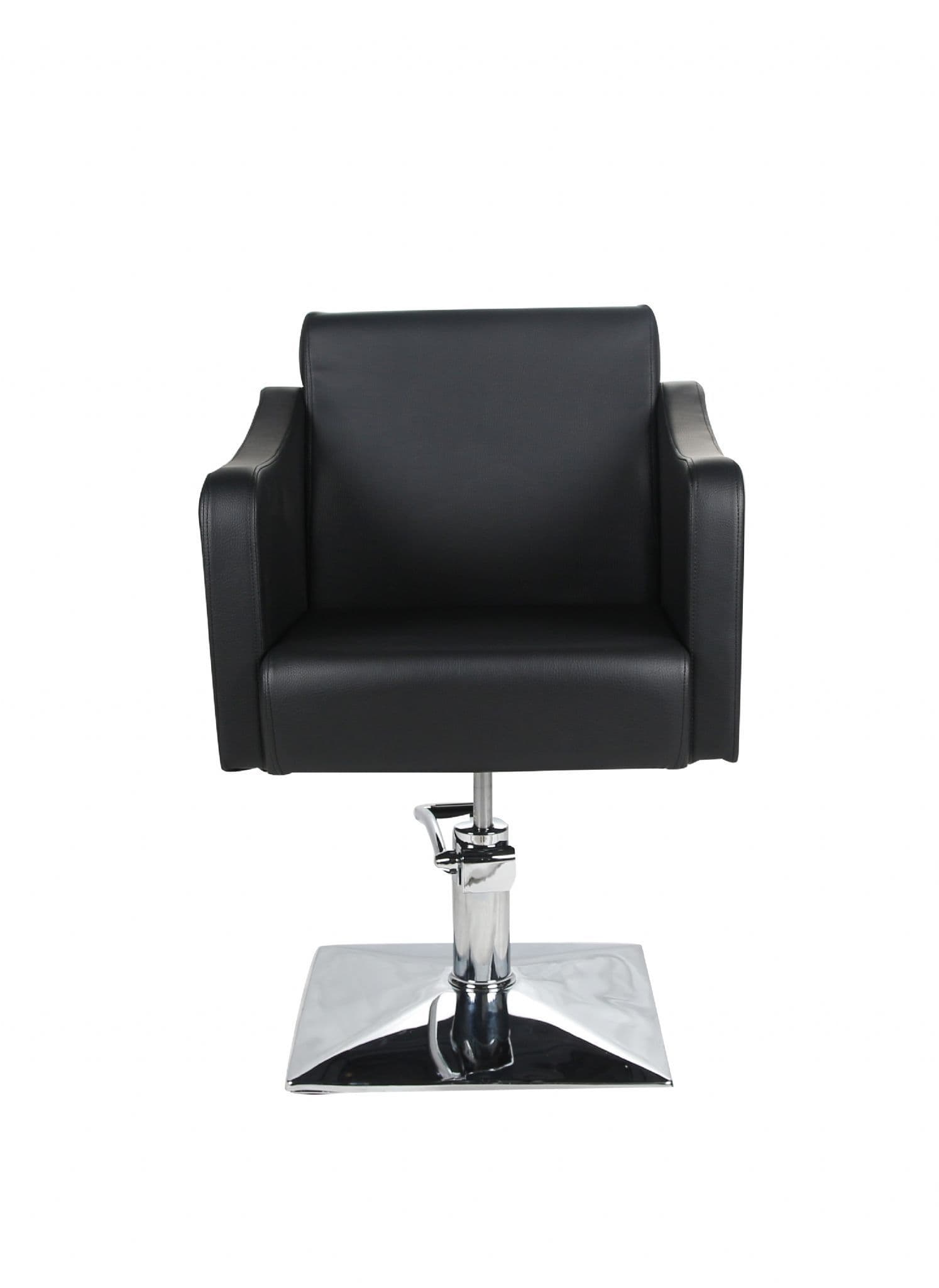 Salon Fit Manhattan Hydraulic Hairdressing Chair Black Square Base