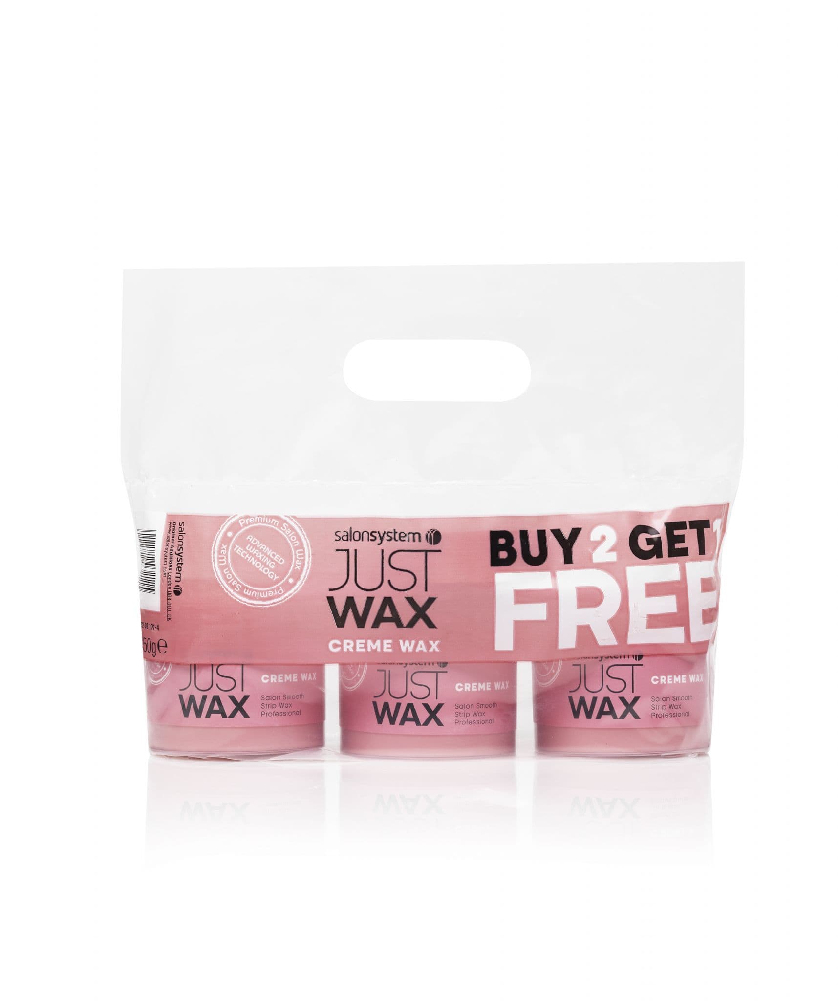 Salon System Just Wax Creme Wax  SAVE 25% PROMO PACK