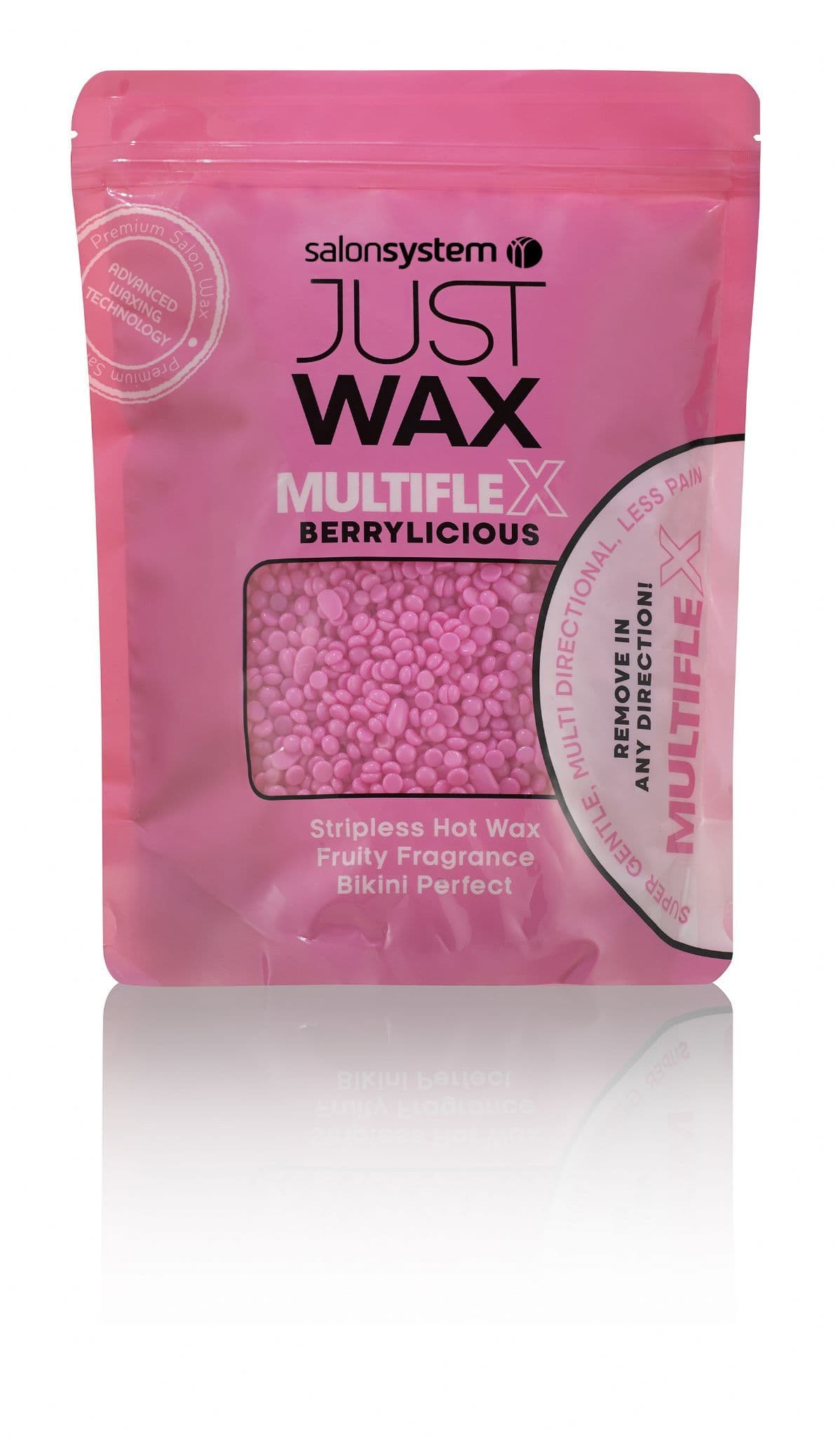Salon System Just Wax Multiflex Berrylicious Beads 700g
