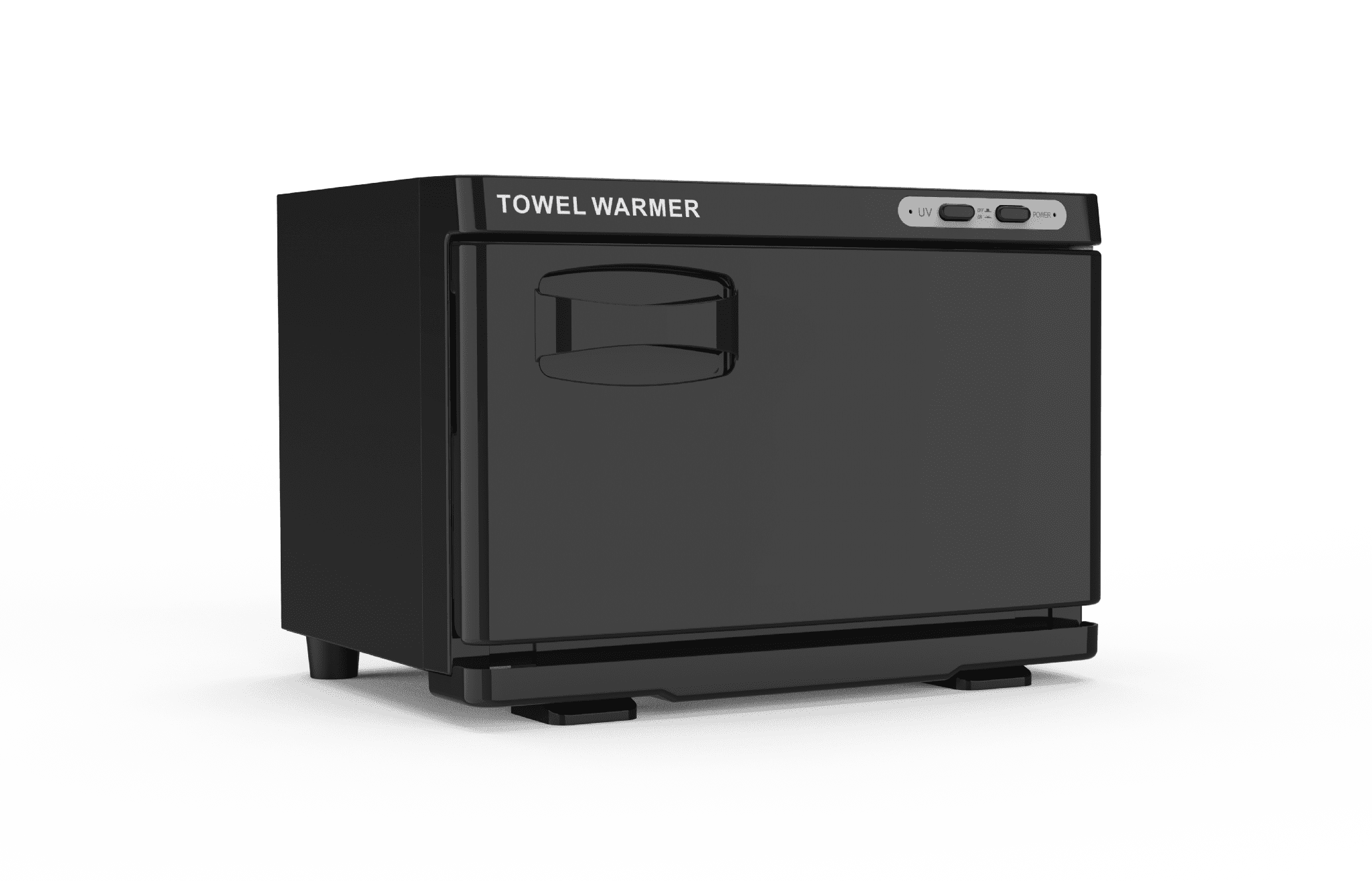 SkinMate Small Hot Towel Cabinet Black