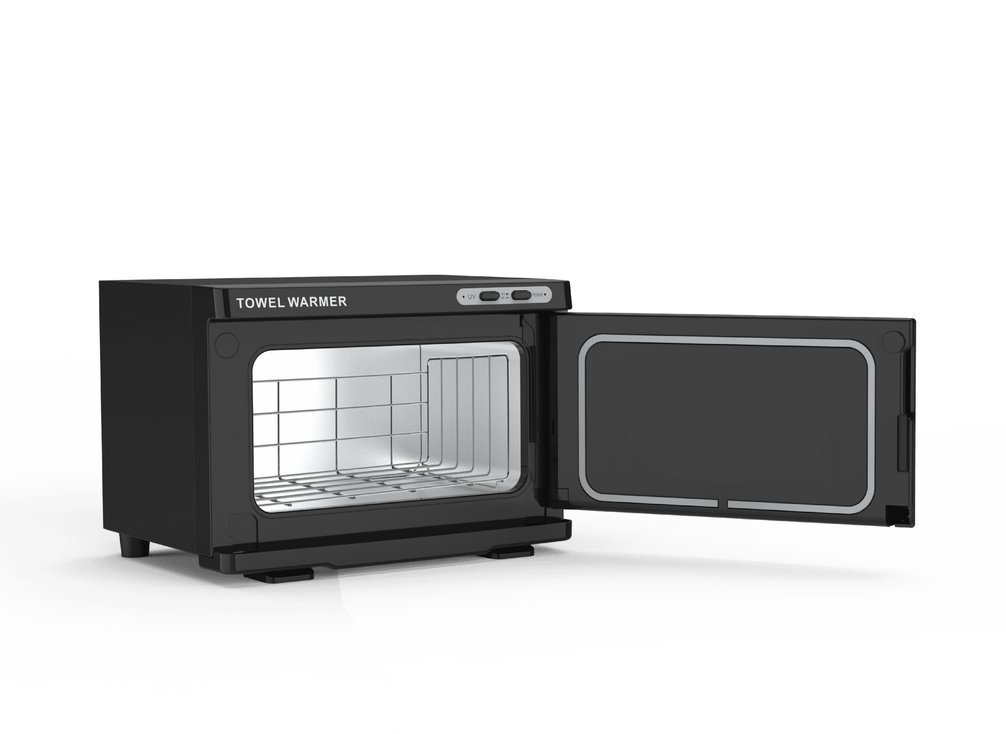 SkinMate Small Hot Towel Cabinet Black