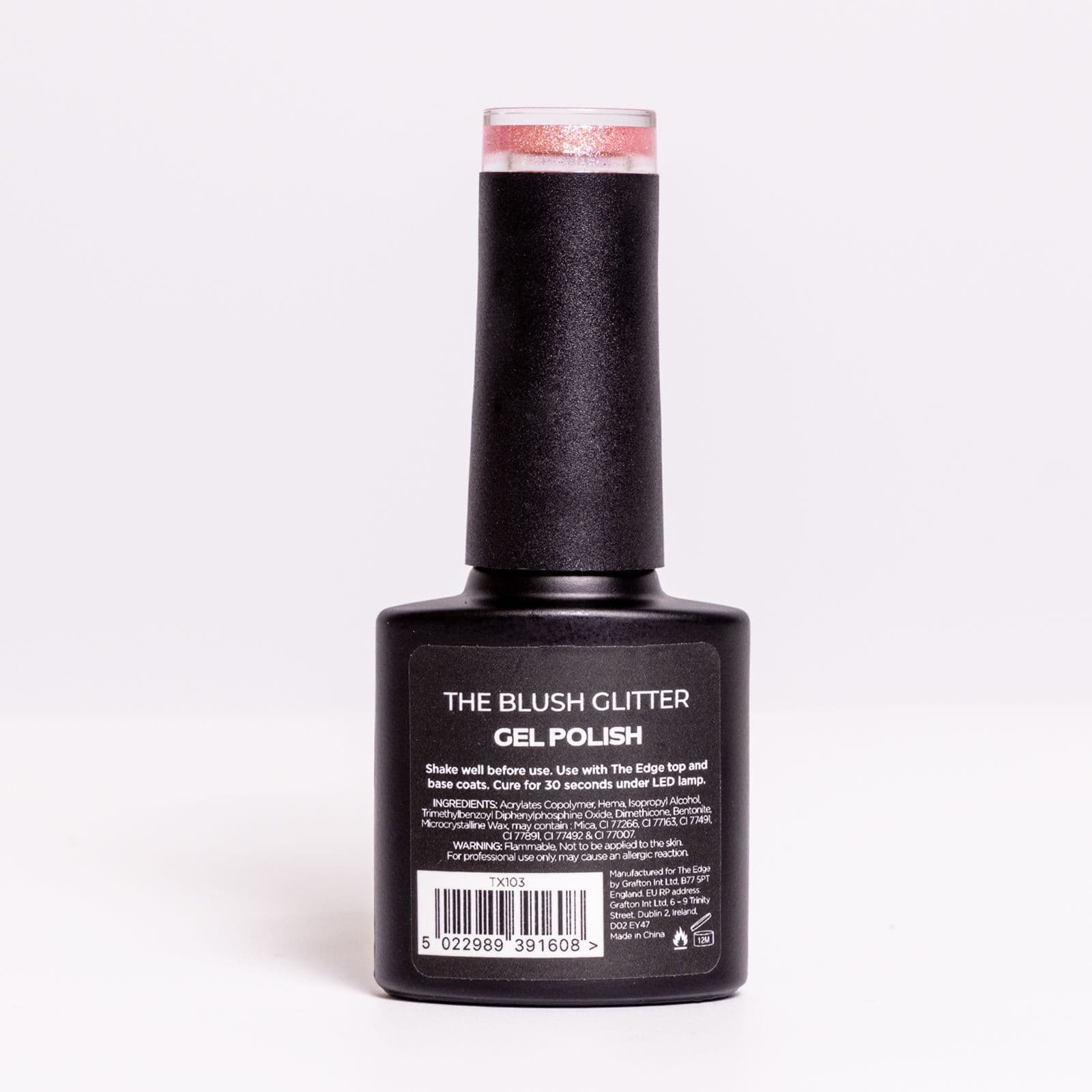 The Edge The Blush Glitter Gel Polish 8ml