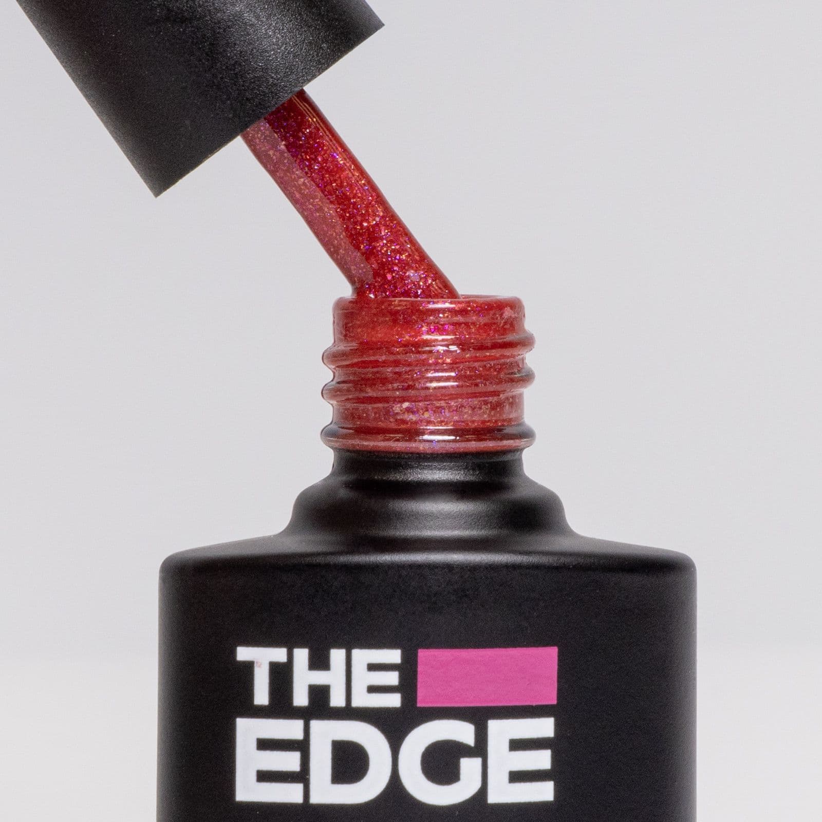 The Edge The Cherry Pink Glitter Gel Polish 8ml