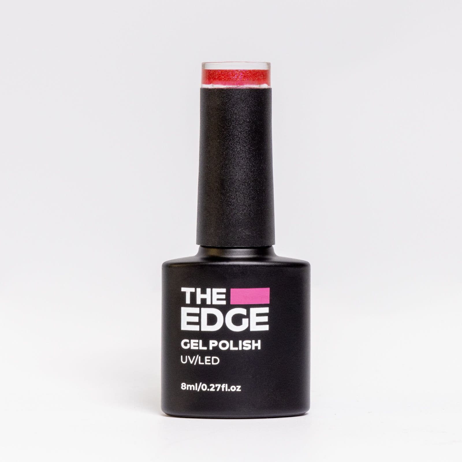 The Edge The Cherry Pink Glitter Gel Polish 8ml