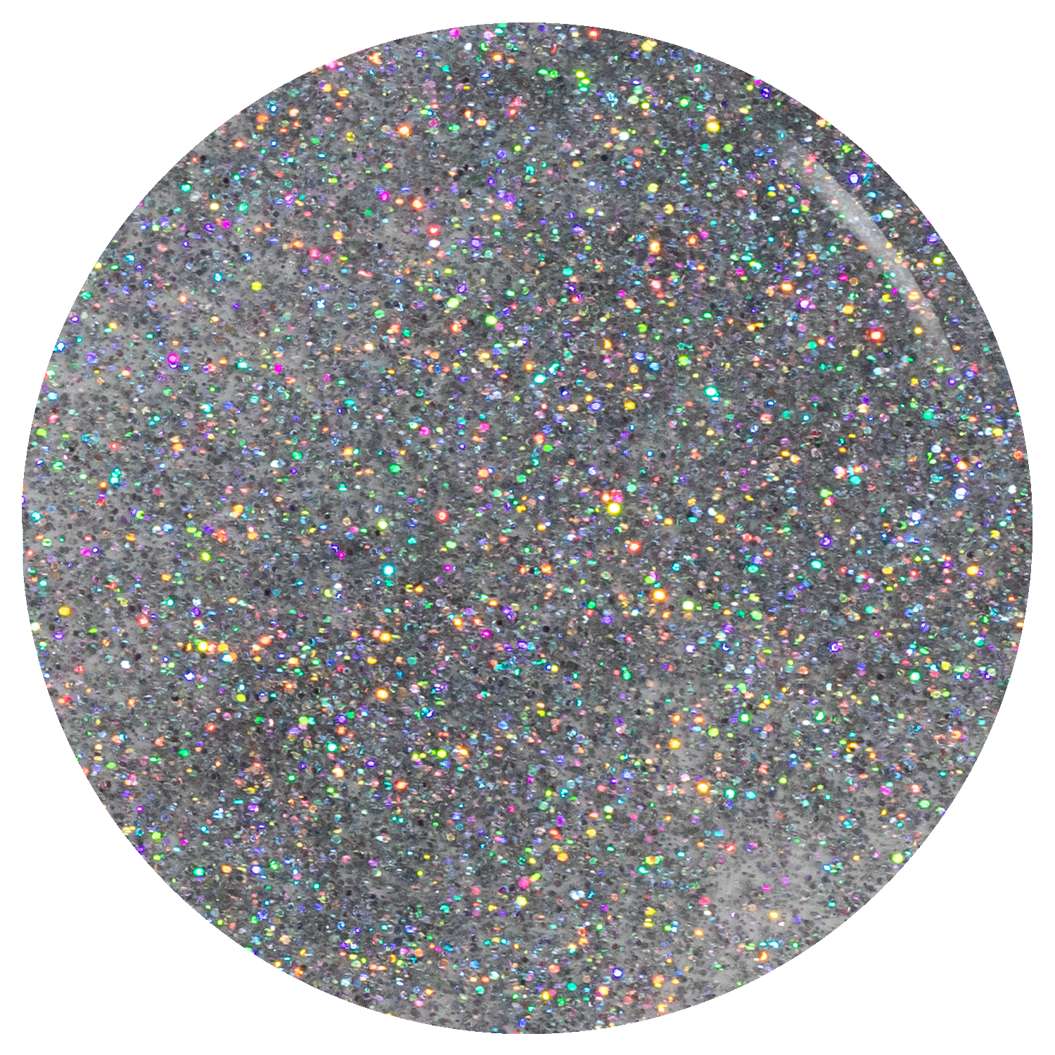 The Edge The Glitter Silver Gel Polish 8ml