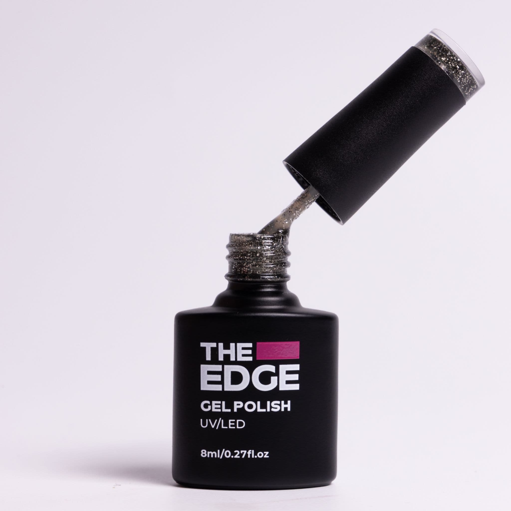 The Edge The Gold & Black Glitter Gel Polish 8ml
