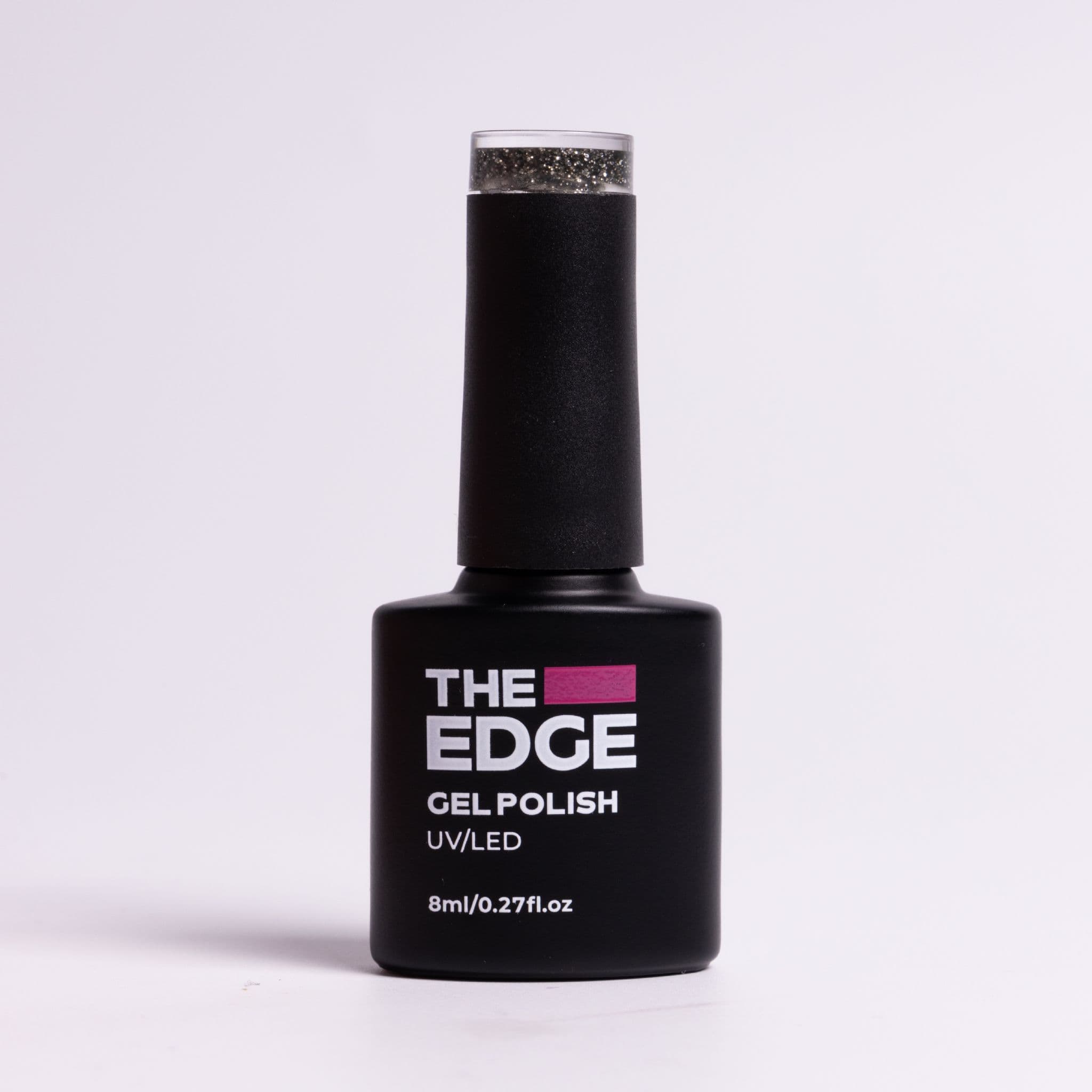 The Edge The Gold & Black Glitter Gel Polish 8ml