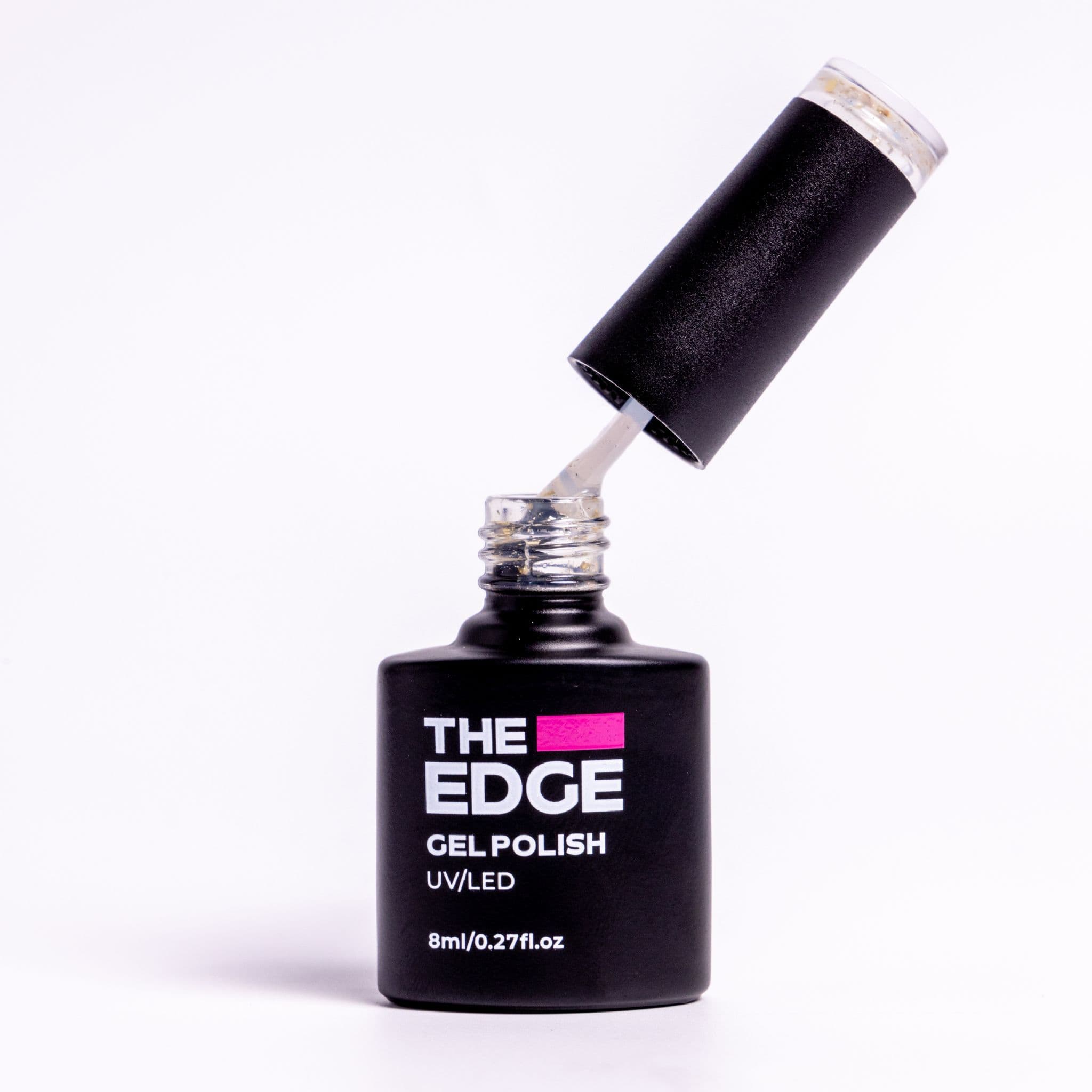 The Edge The Gold Flake Top Coat (FX) Gel Polish 8ml