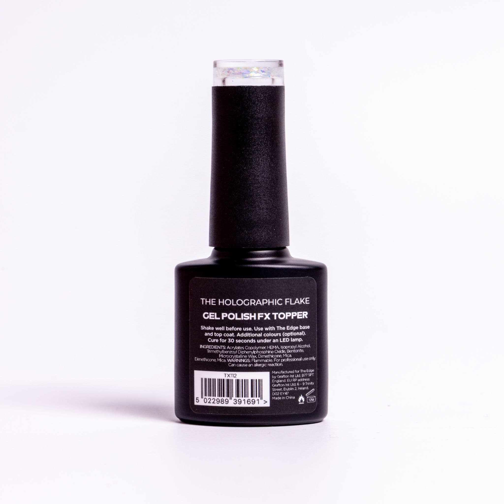 The Edge The Holographic Flake Topper (FX) Gel Polish 8ml