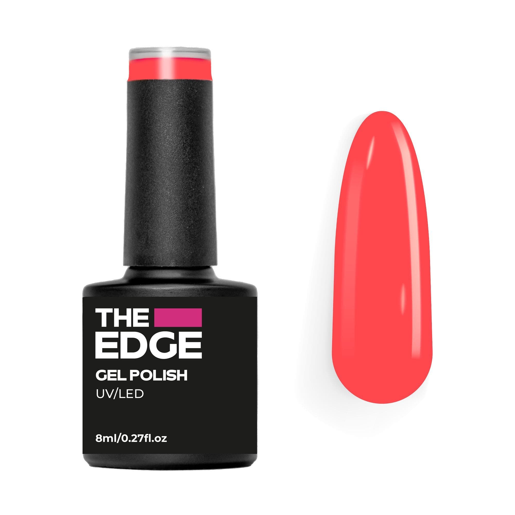 The Edge The Neon Coral Gel Polish 8ml
