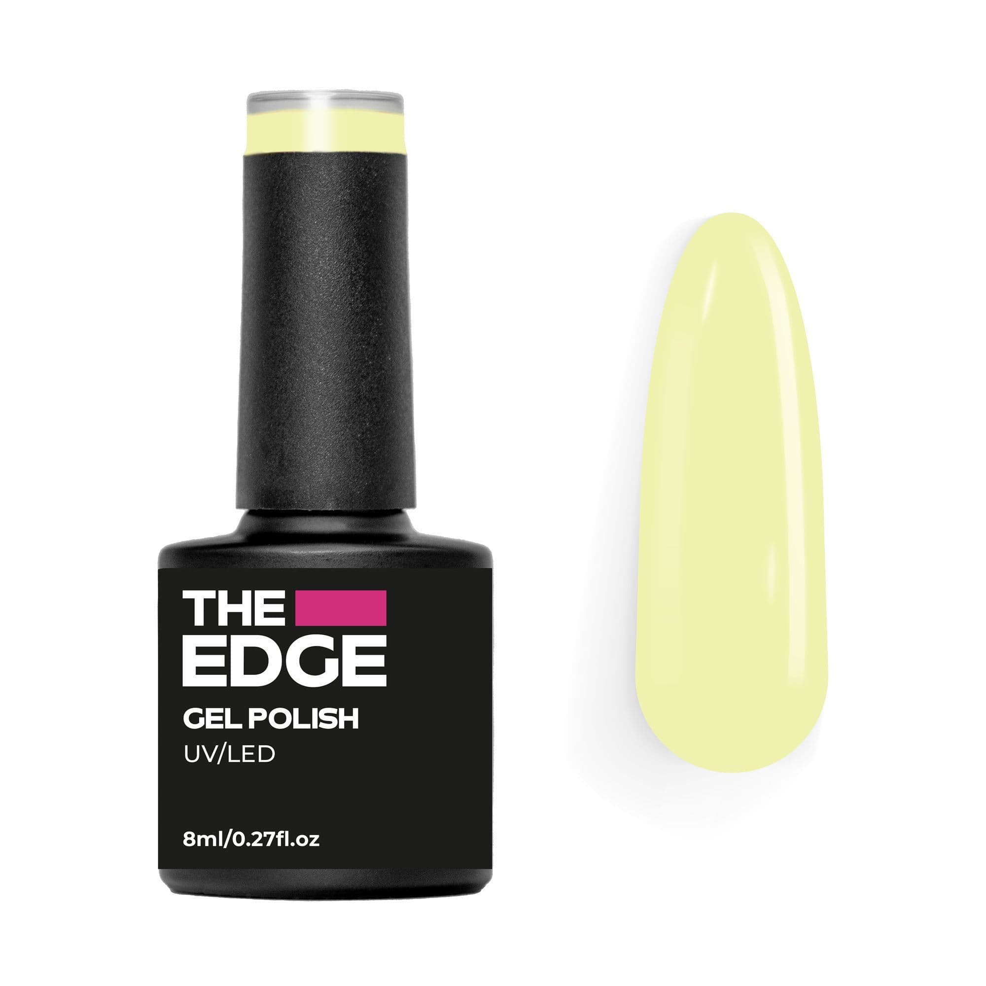 The Edge The Neon Pastel Yellow Gel Polish 8ml