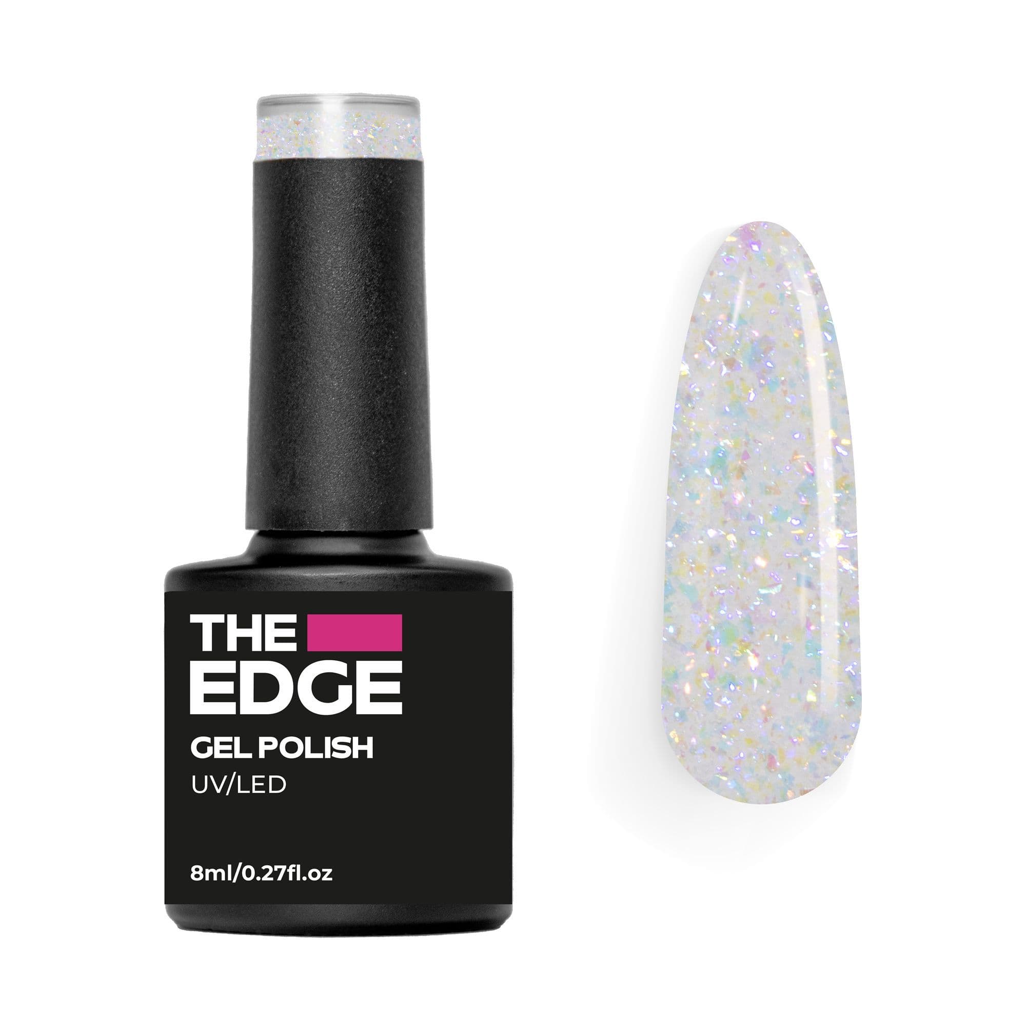 The Edge The Rainbow Flake Topper (FX) Gel Polish 8ml