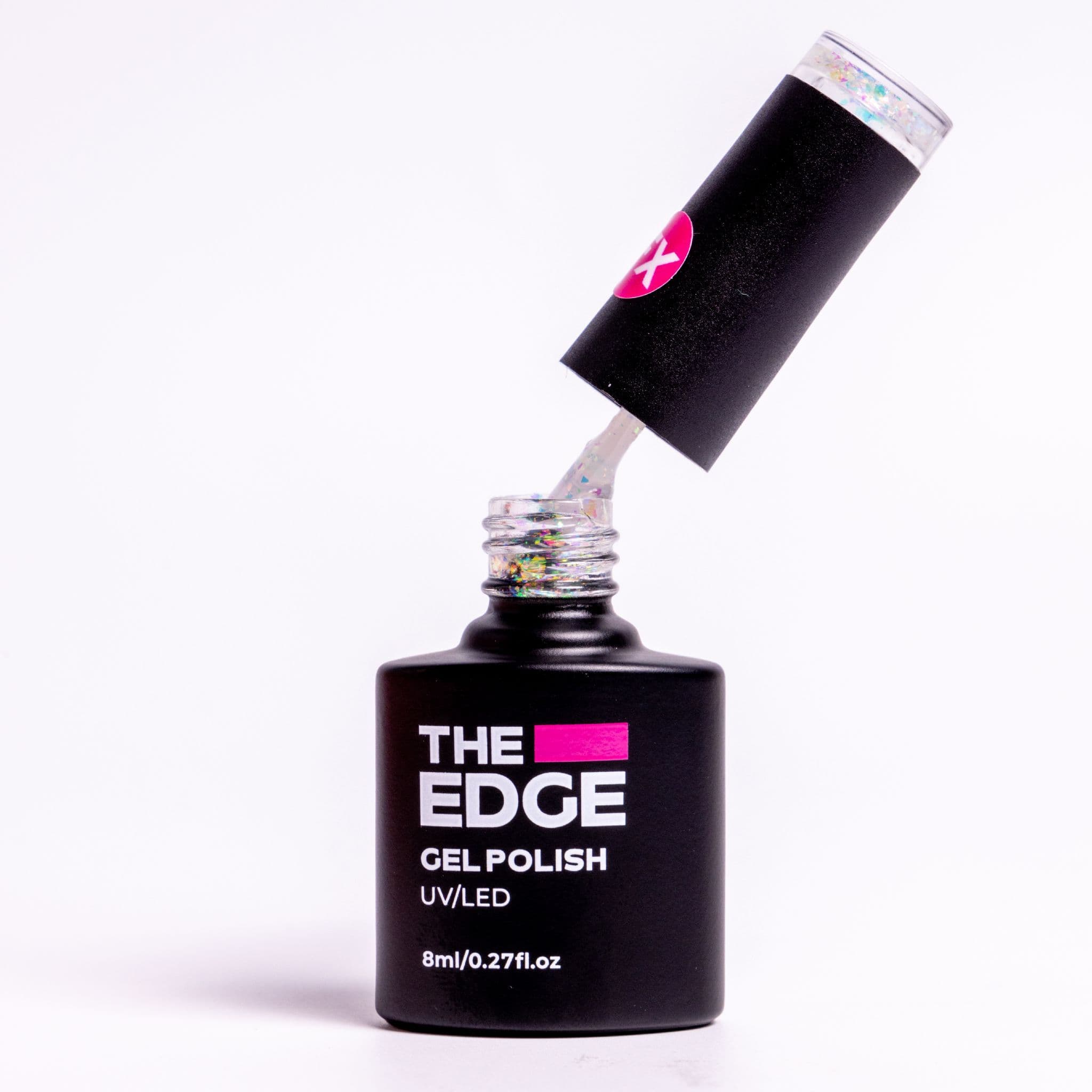 The Edge The Rainbow Flake Topper (FX) Gel Polish 8ml